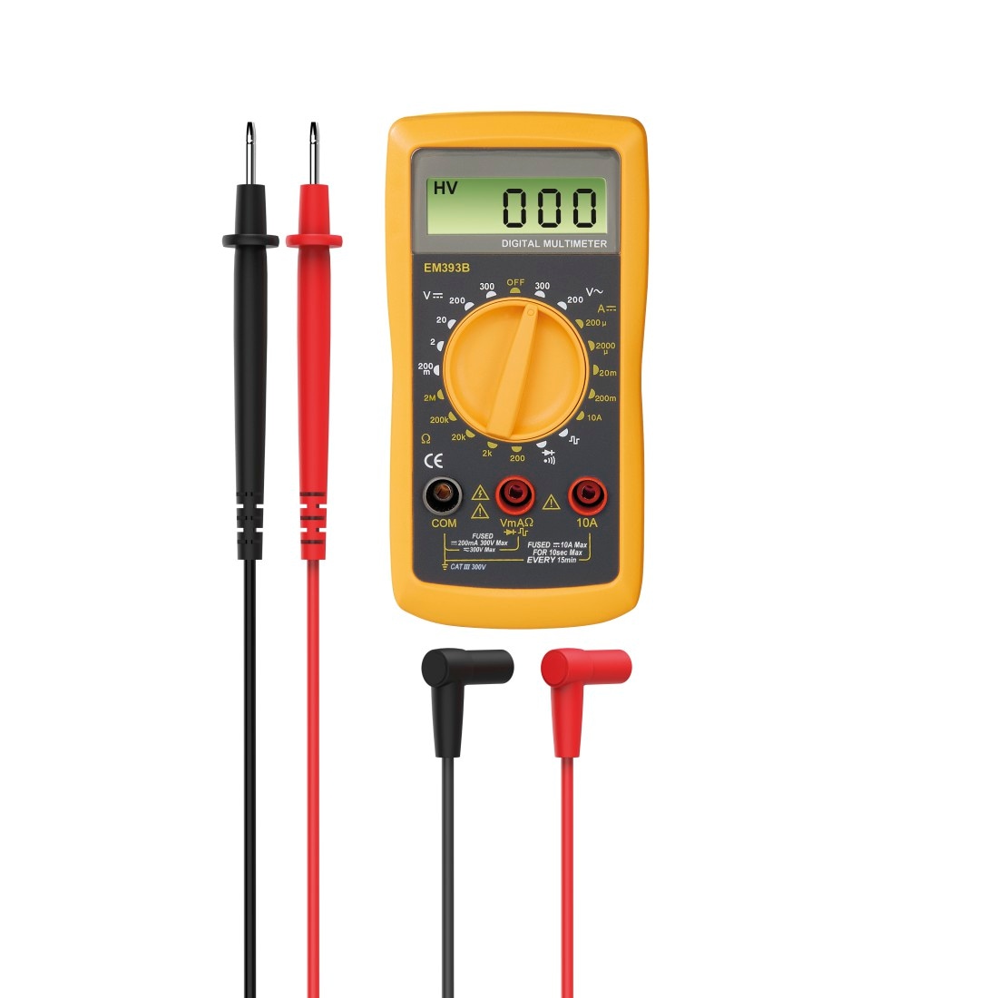 Hama Multimeter »Digitalmultimeter zum Messen von Spannung, Strom und Widerstand, 300V«