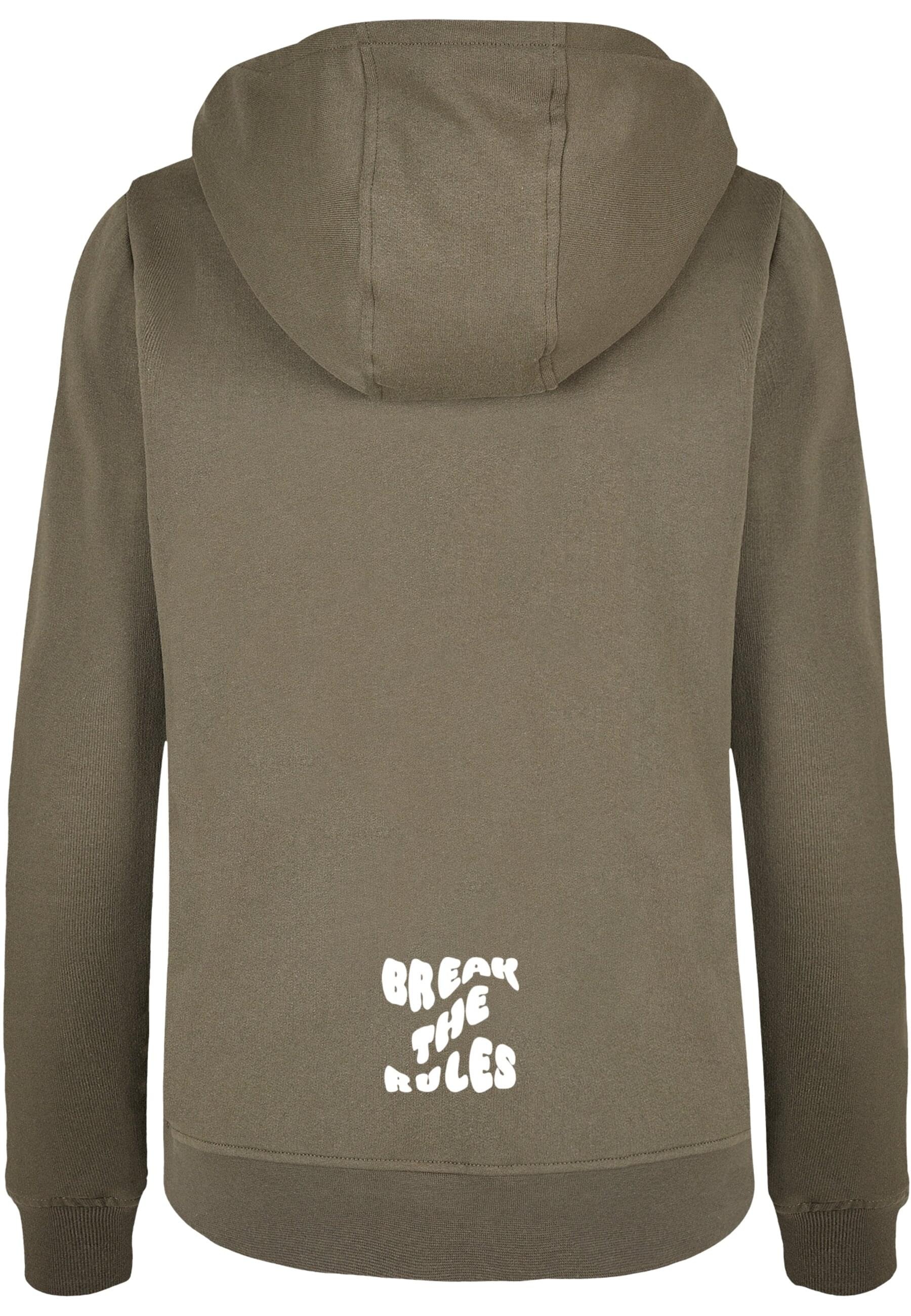 Merchcode Kapuzenpullover "Merchcode Damen Ladies Break The Rules Basic Hoo günstig online kaufen