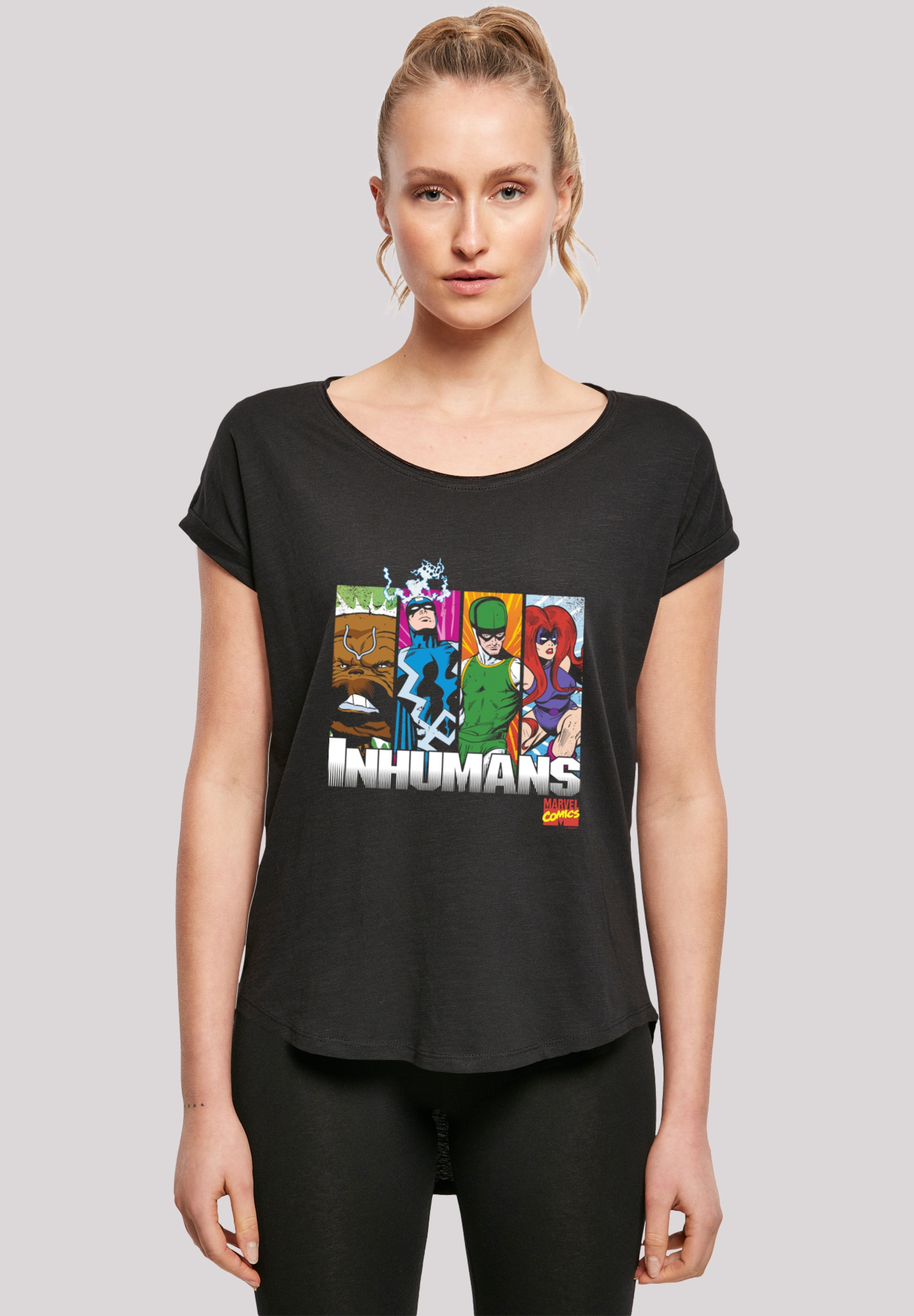 F4NT4STIC T-Shirt "Marvel Inhumans", Damen,Premium Merch,Lang,Longshirt,Log günstig online kaufen