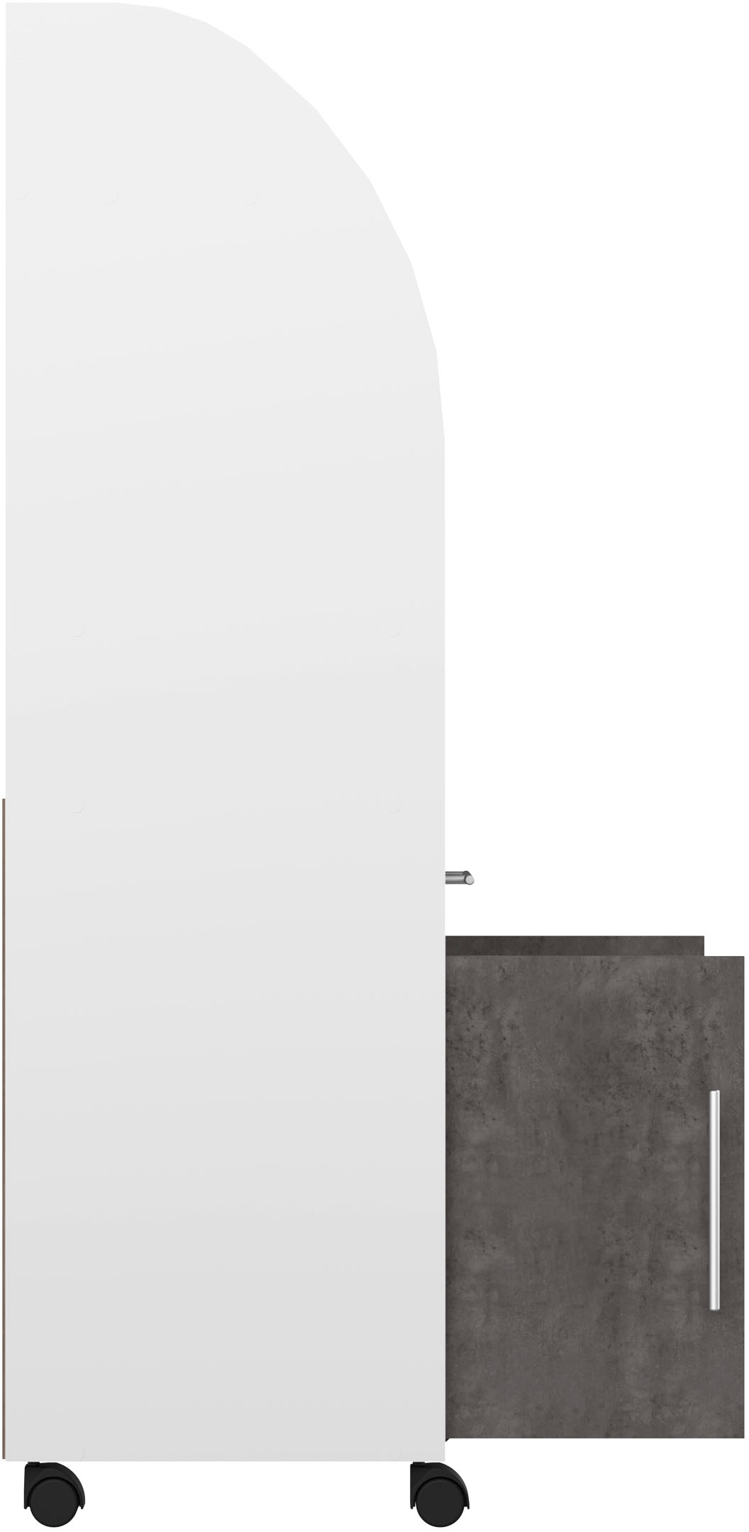 TemaHome Mehrzweckschrank »Jeanne«, Breite 63 cm, auf Rollen
