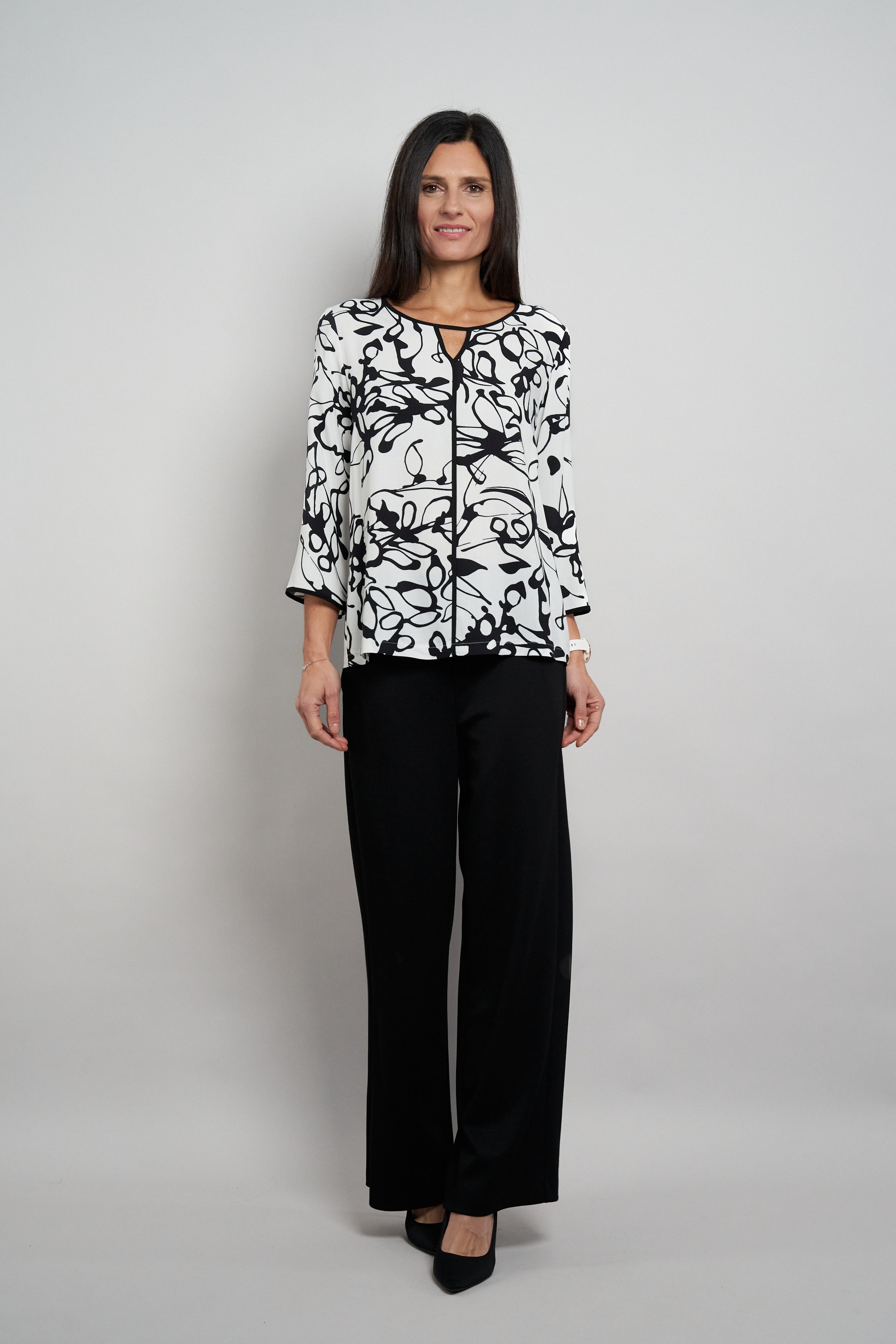 Seidel Moden Druckbluse mit grafischem Muster - MADE IN GERMANY günstig online kaufen