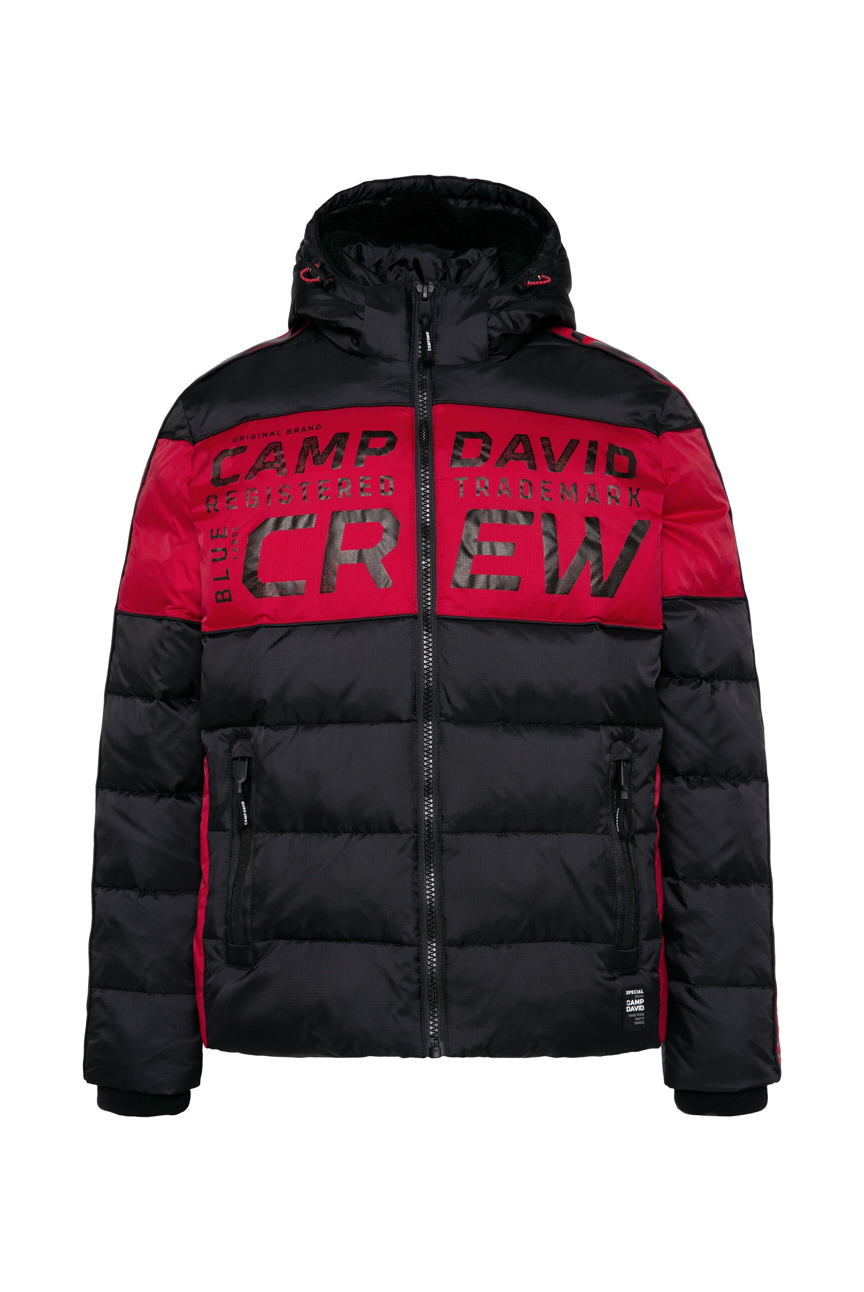 CAMP DAVID Winterjacke mit Kapuze mit abtrennbarer Kapuze