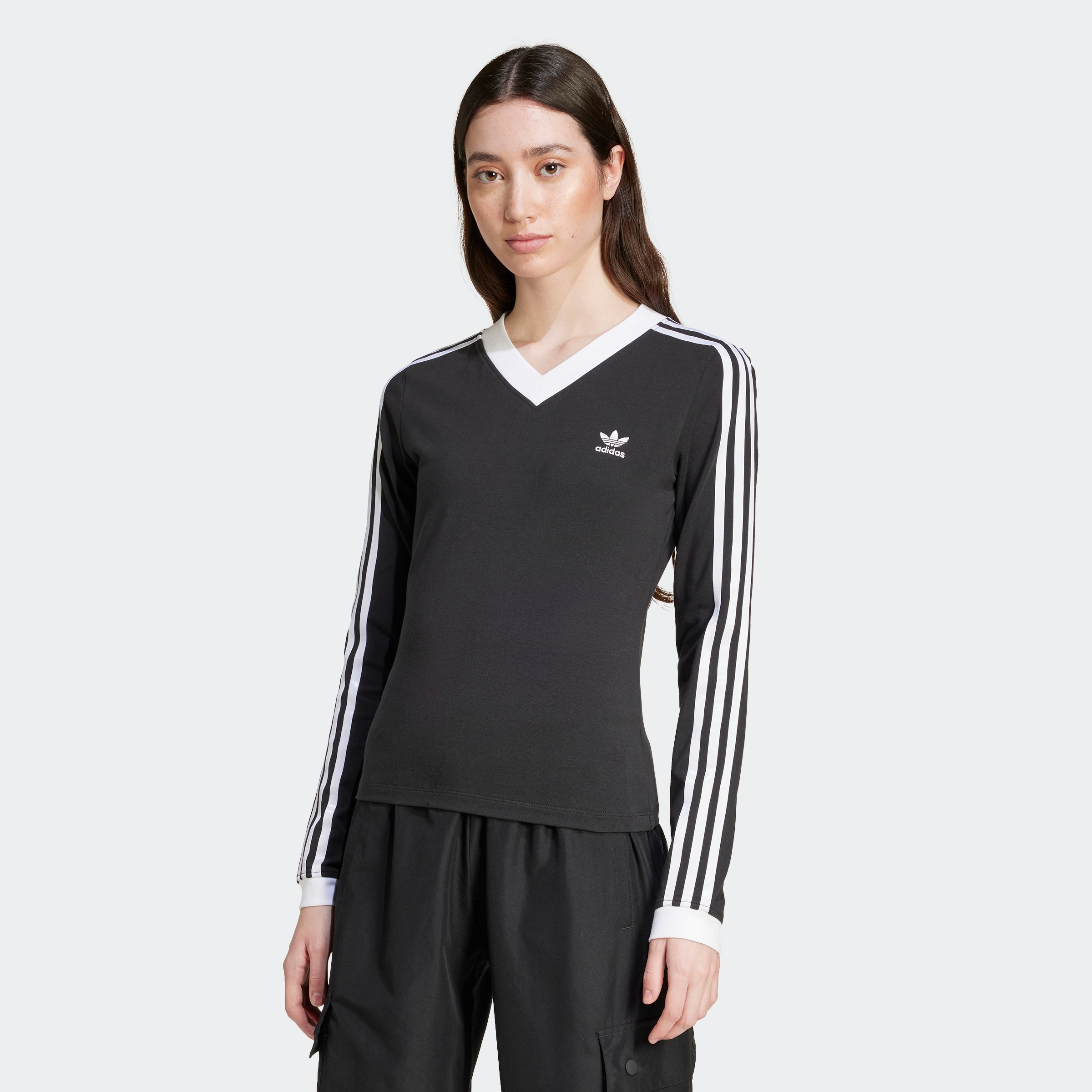adidas Originals Marškinėliai ilgomis rankovėmis »V-NEC...