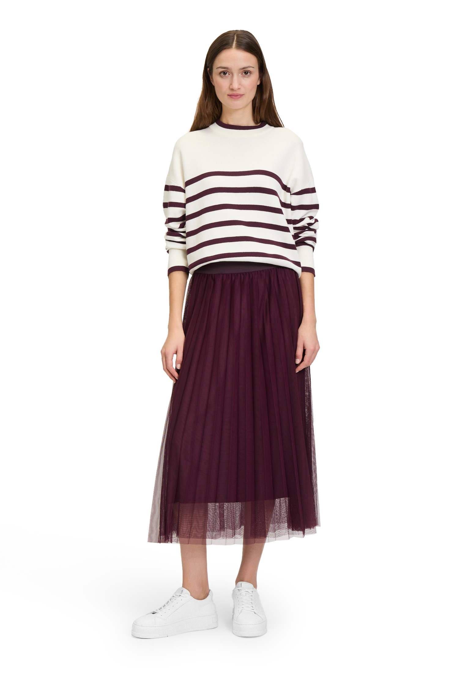 Betty&Co Midirock »Betty & Co Damen Midirock mit Plissee«, Plissee