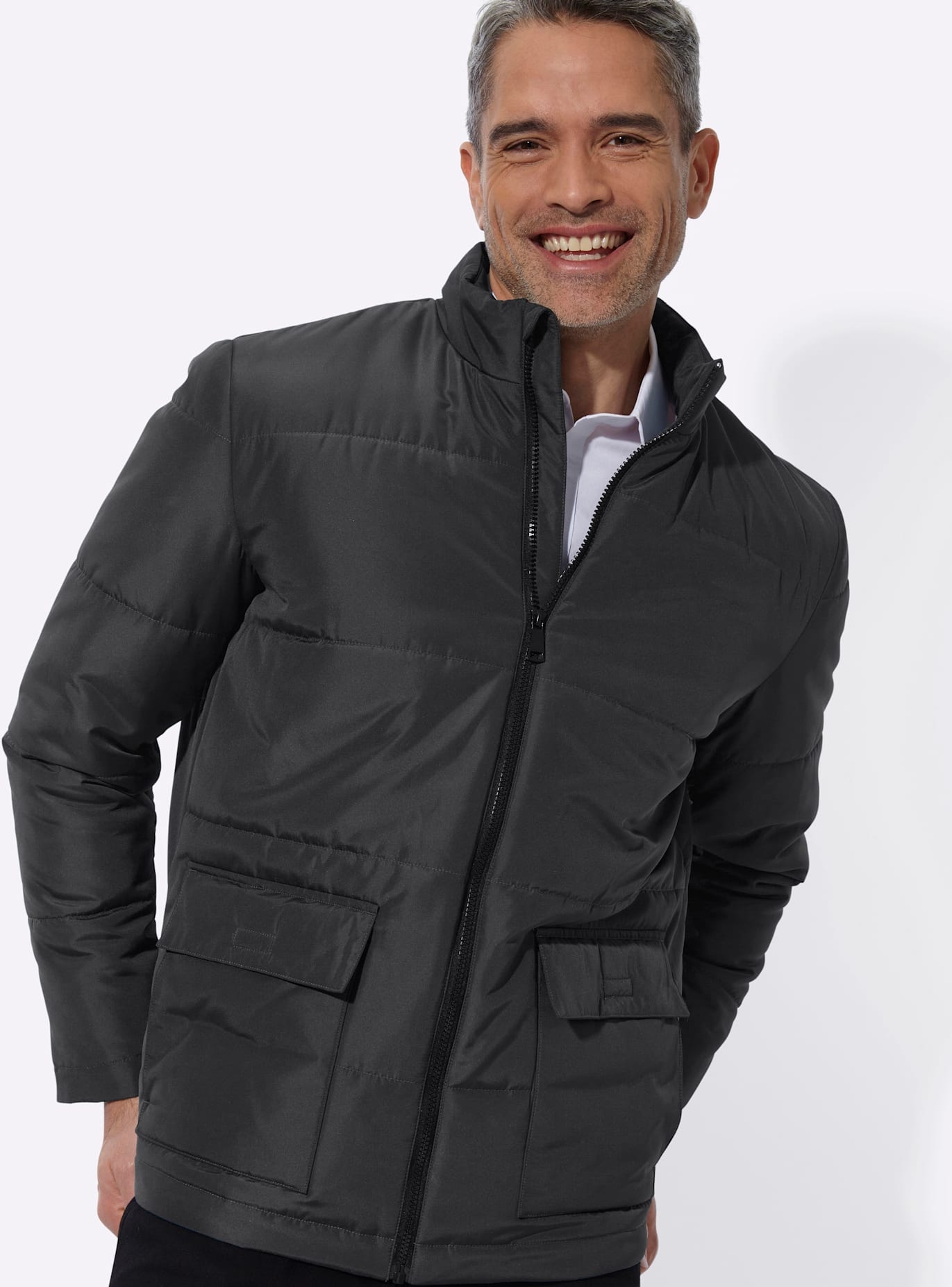 Classic Steppjacke ohne Kapuze