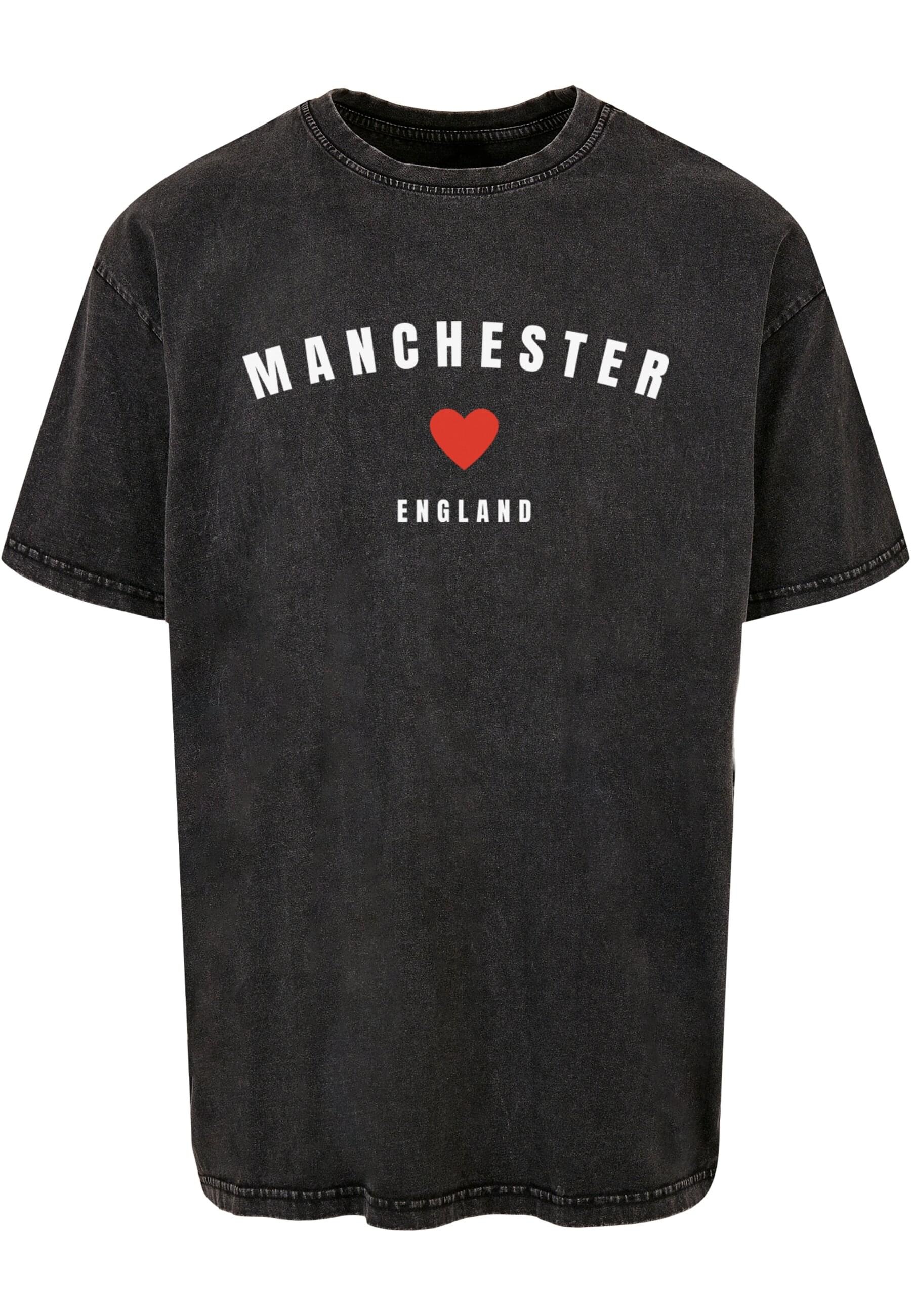 Merchcode T-Shirt "Merchcode Herren Manchester X Acid Washed Heavy Oversize günstig online kaufen