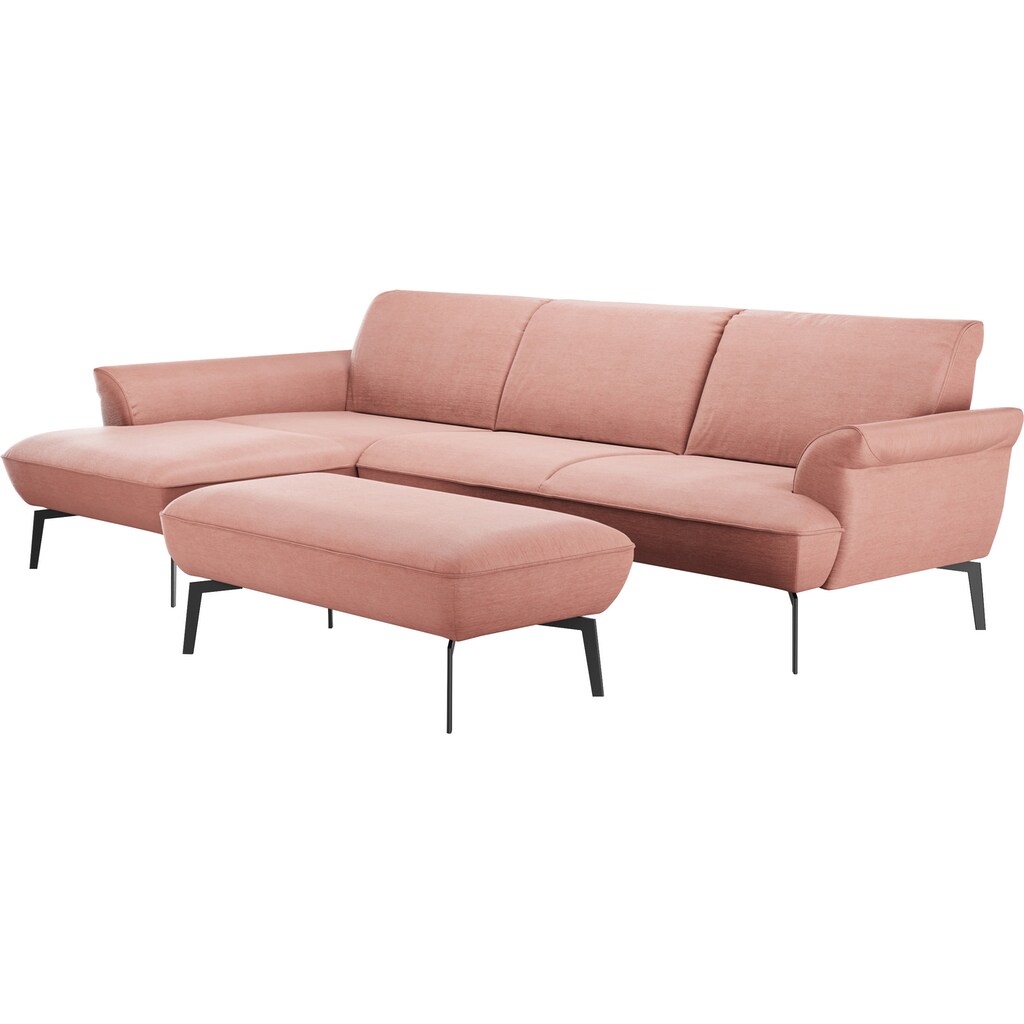 himolla Ecksofa »himolla 9900«, (mit Hocker)