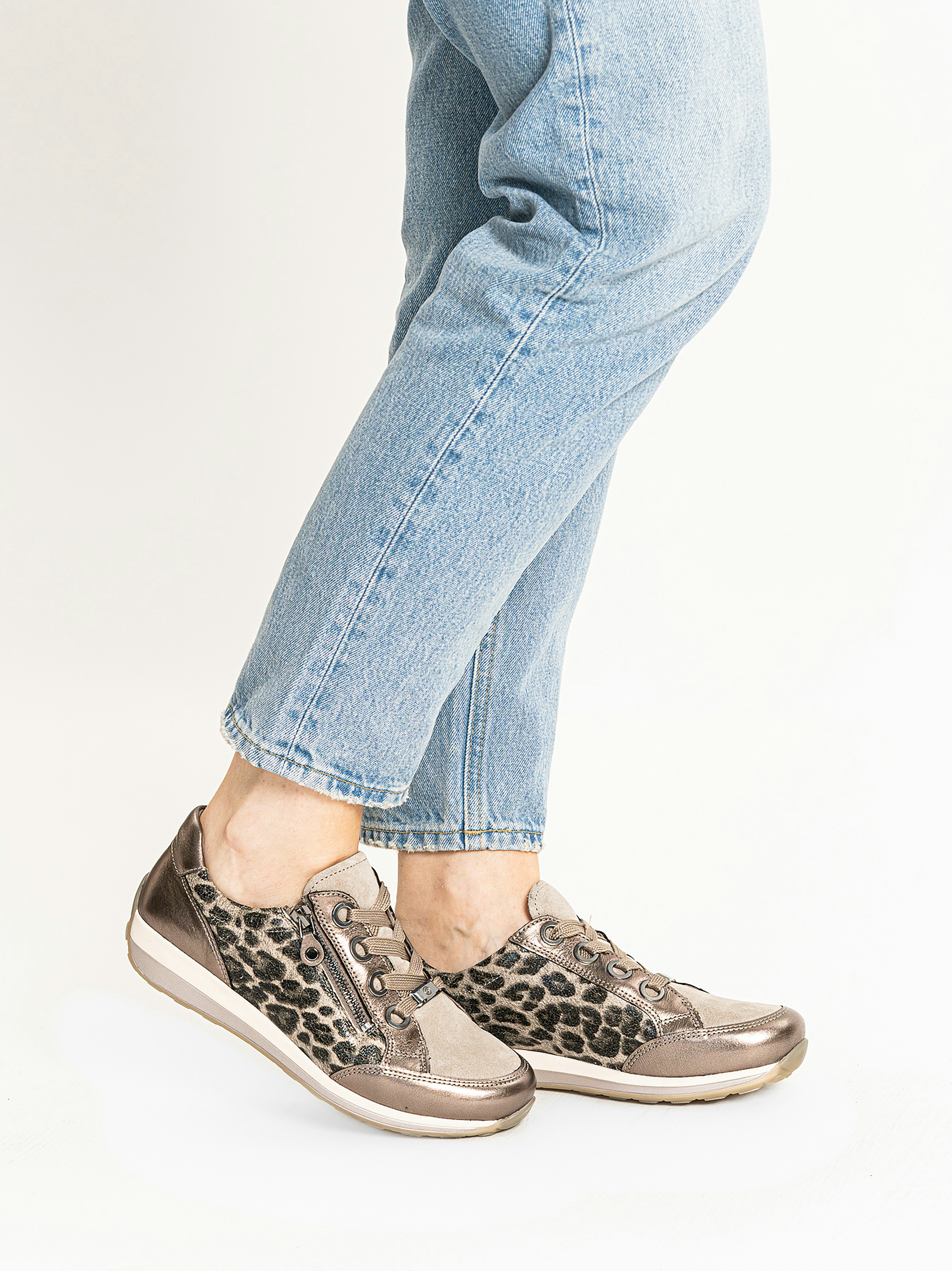 Ara Keilsneaker »OSAKA«  Freizeitschuh, Halbschuh, Schnürschuh mit Außenreißverschluss, Weite H