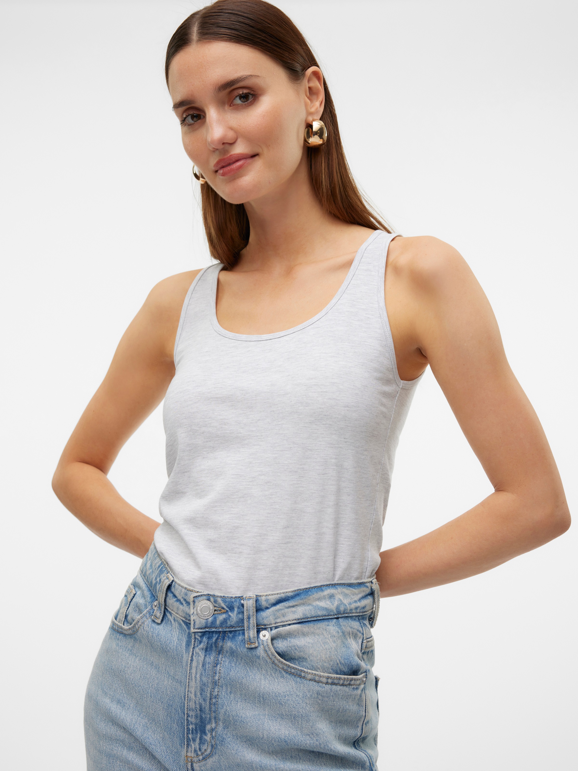 Vero Moda Tanktop "VMLULU LONG TANK TOP JRS GA NOOS" günstig online kaufen
