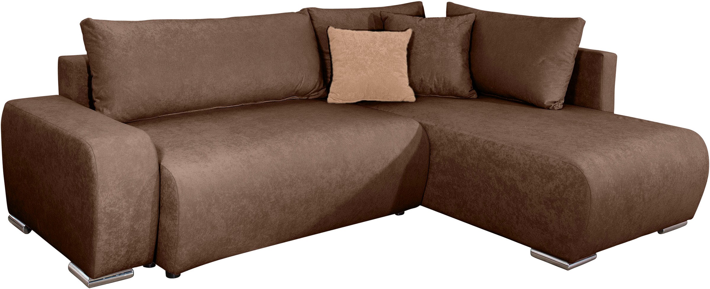 COLLECTION AB Ecksofa »Poppy, L-Form, Breite 227 cm mit Schlaffunktion«
