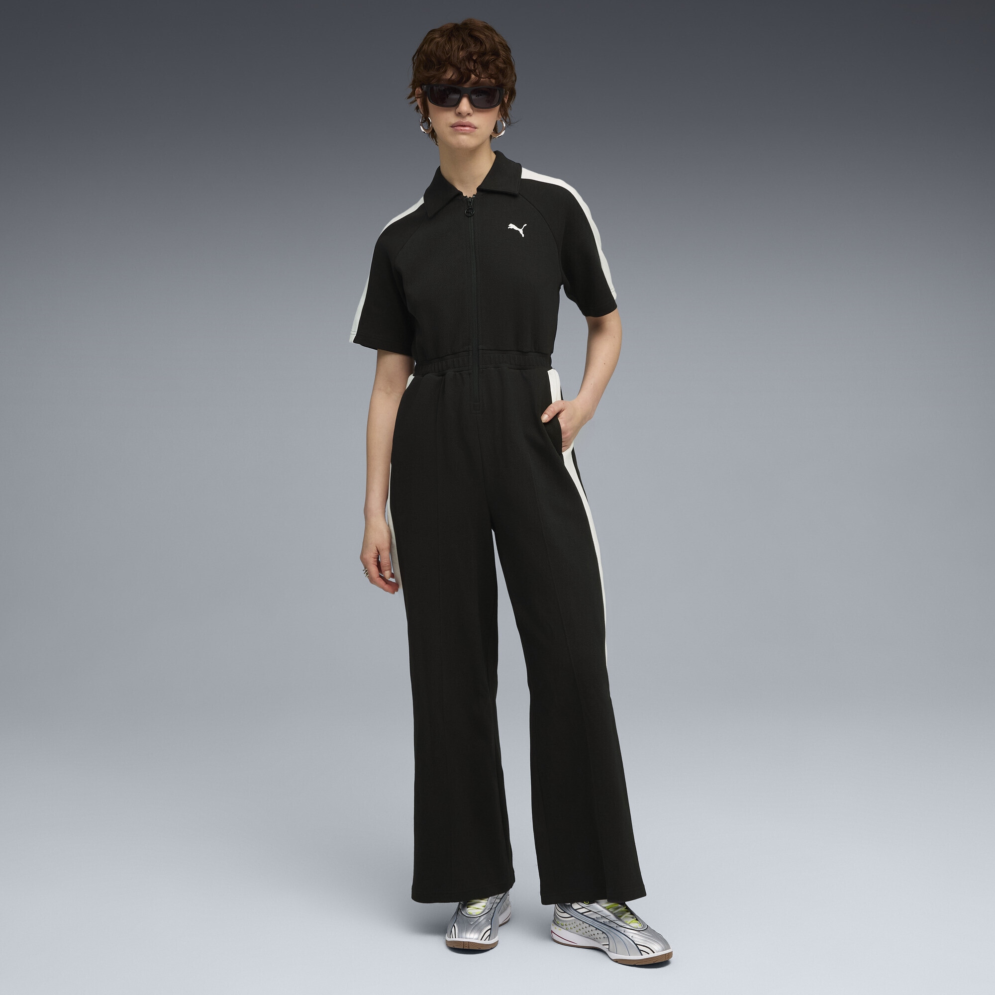 PUMA Jumpsuit »T7 Kurzärmeliger Jumpsuit Damen«