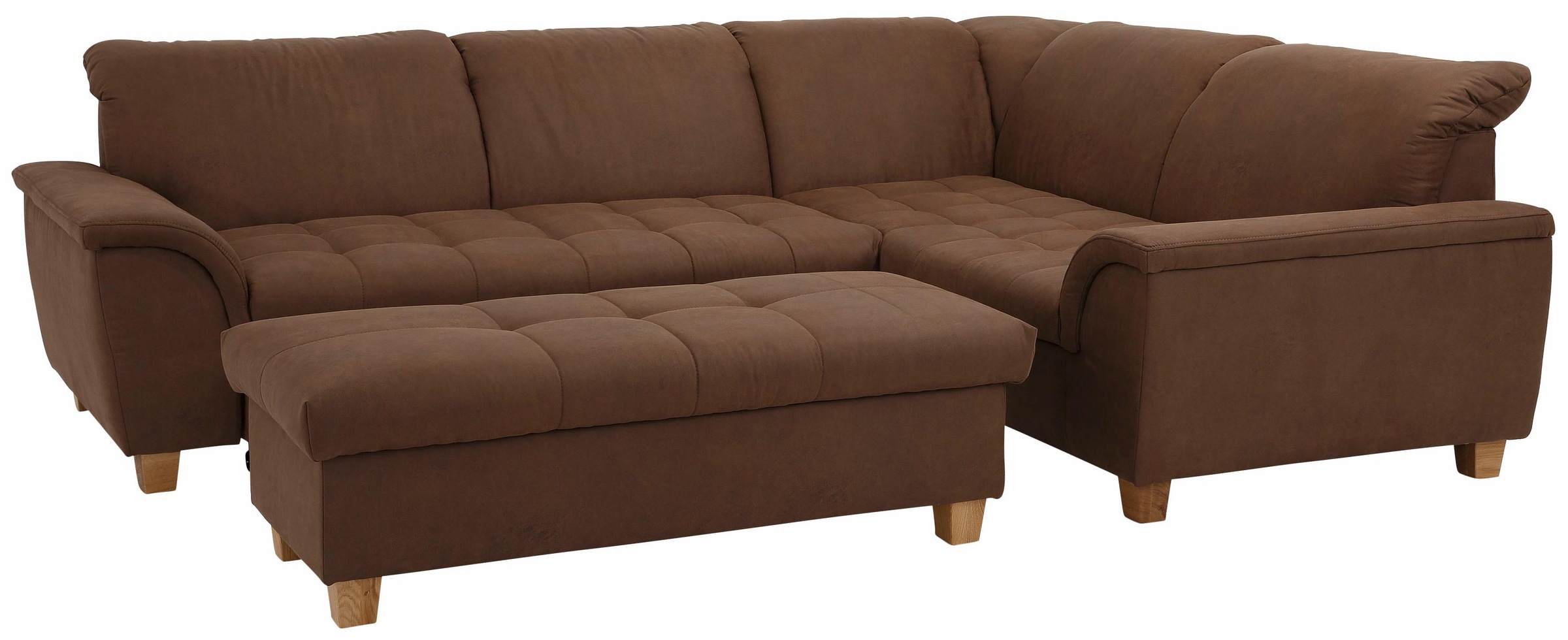 Home affaire Ecksofa »Lyla L-Form«, wahlweise mit Rückenfunktion und Bettfunktion