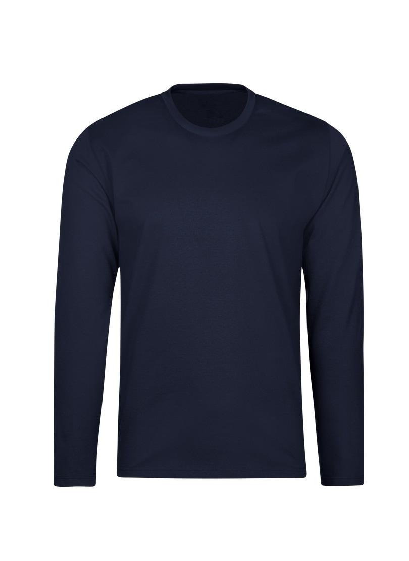 Trigema T-Shirt "TRIGEMA Langarmshirt aus 100% Baumwolle" 1 Stk. tlg. günstig online kaufen