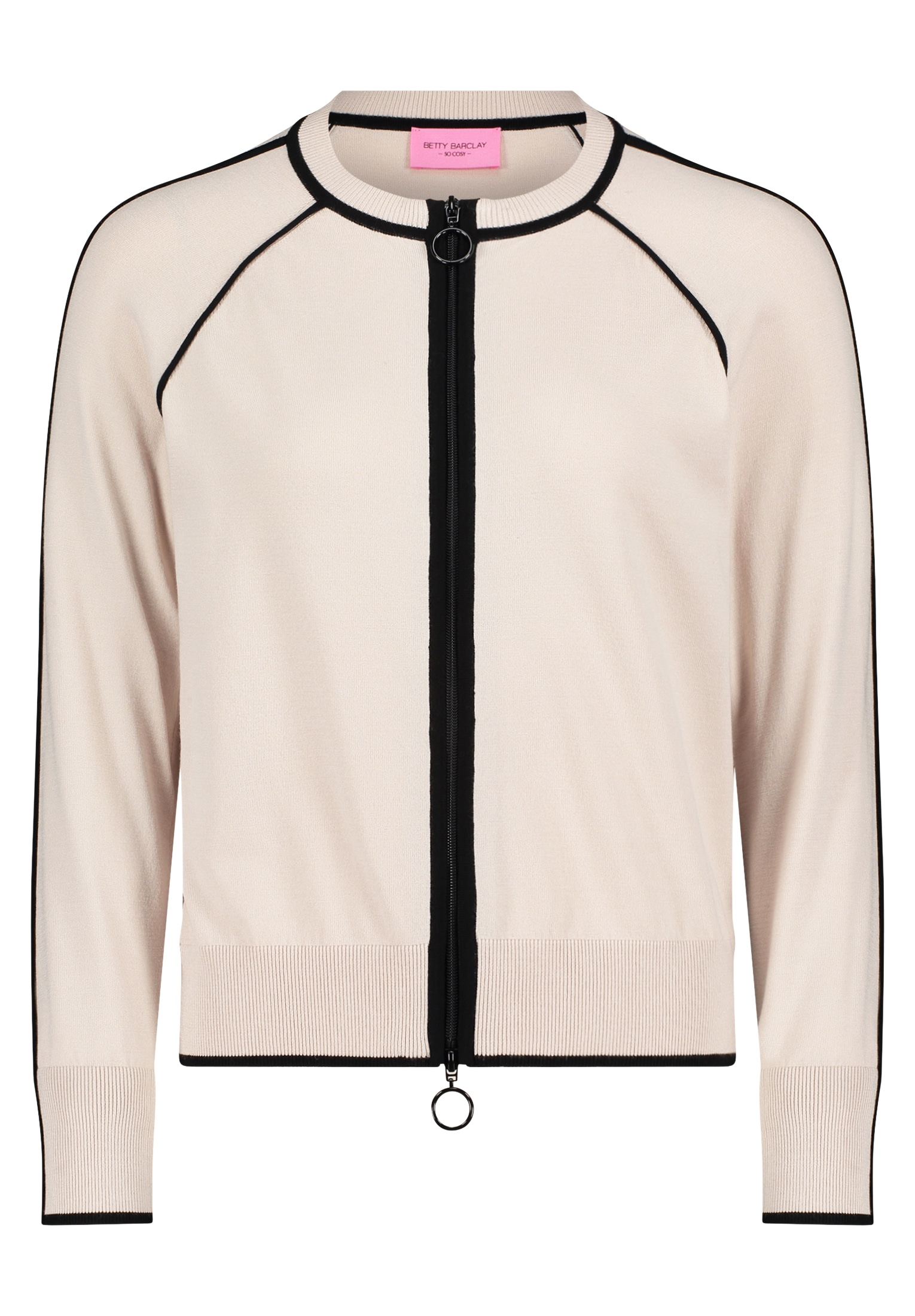 Betty Barclay Strickjacke »Betty Barclay Feinstrickjacke mit Strickdetails«, Paspel