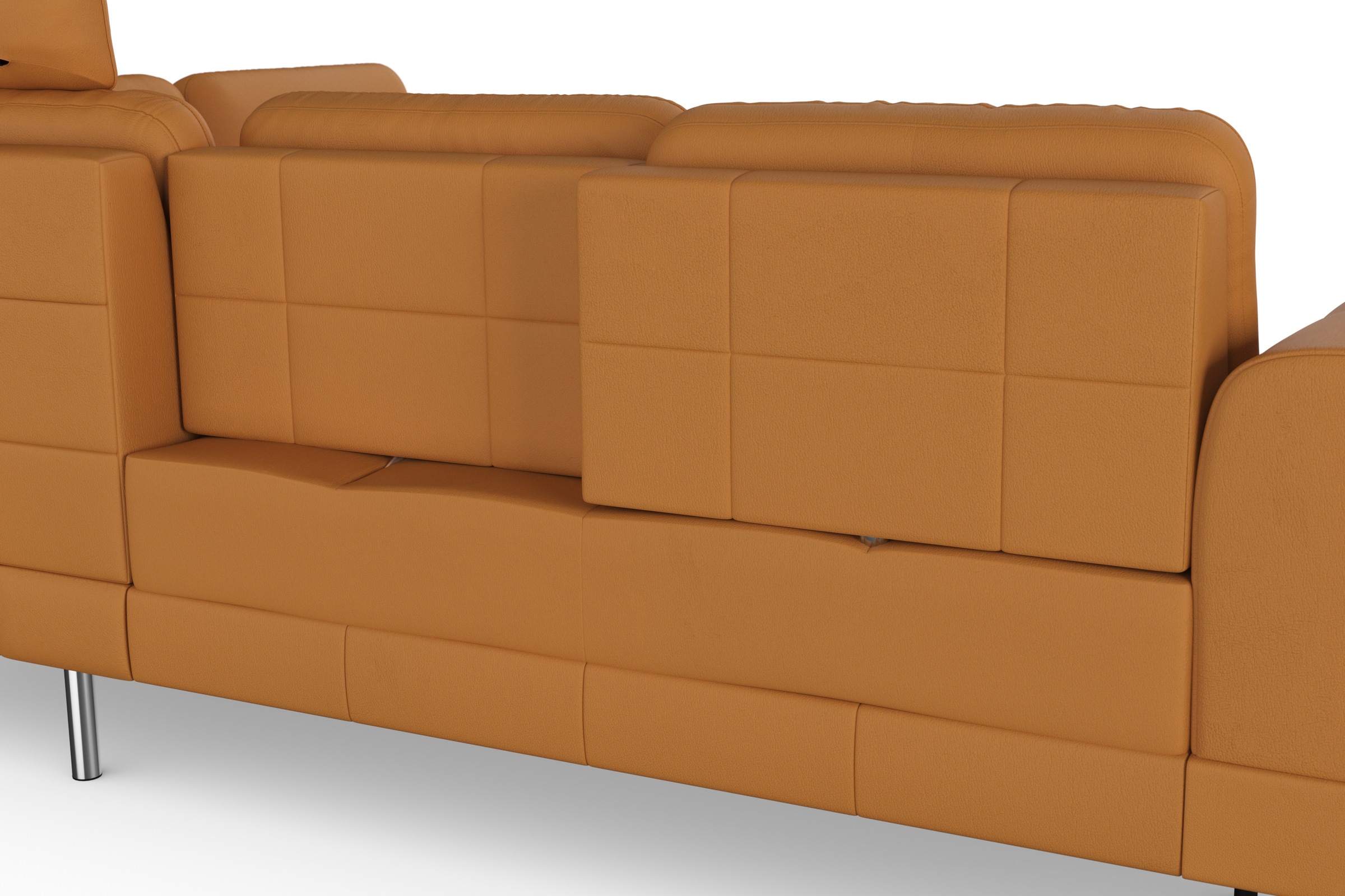 sit&more Ecksofa »Bendigo L-Form«, inklusive Sitztiefenverstellung, Bodenfreiheit 15 cm, in 2 Fußfarben