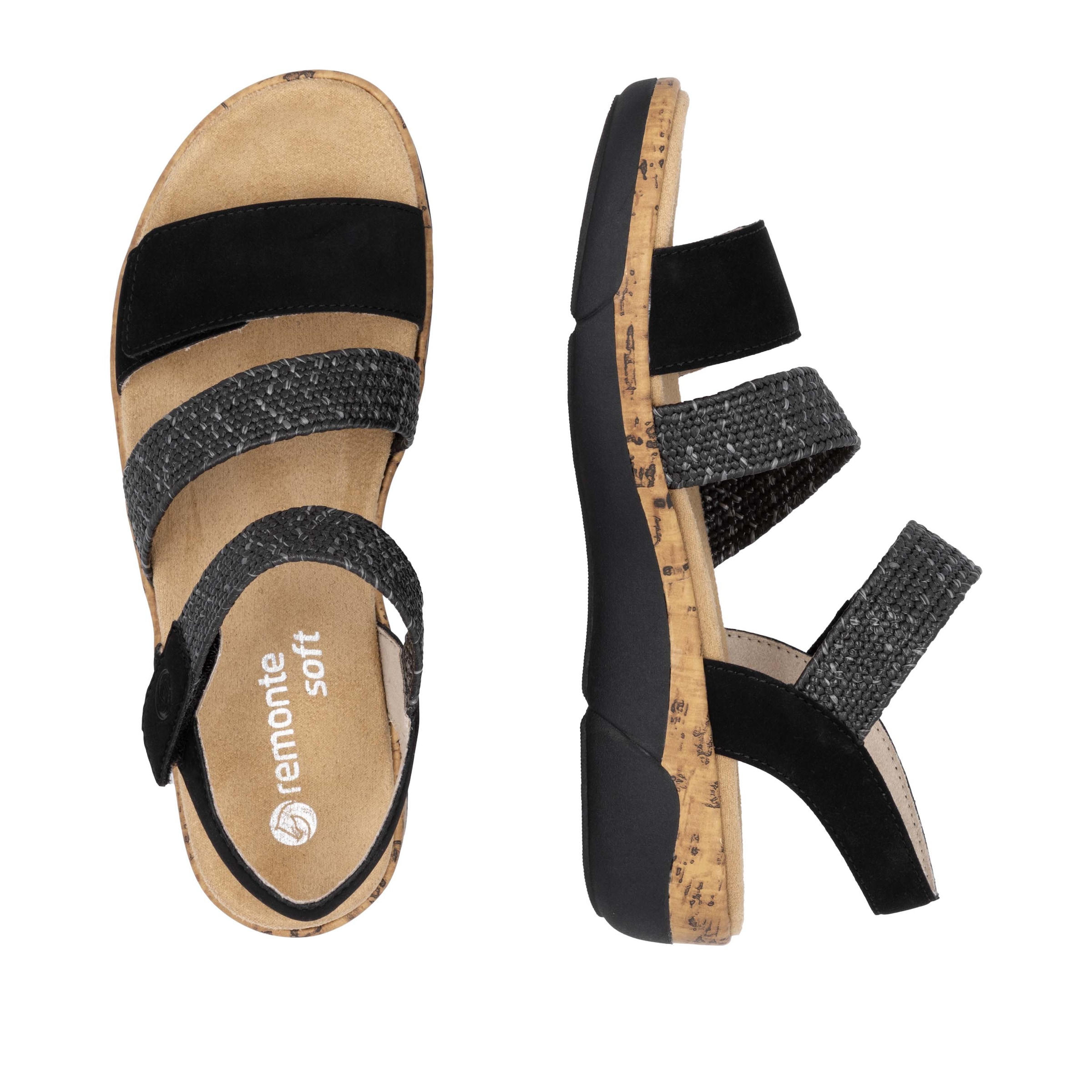 Remonte Keilsandalette, Riemchensandale, Bequemschuh, Sommerschuh mit Soft-Fußbett