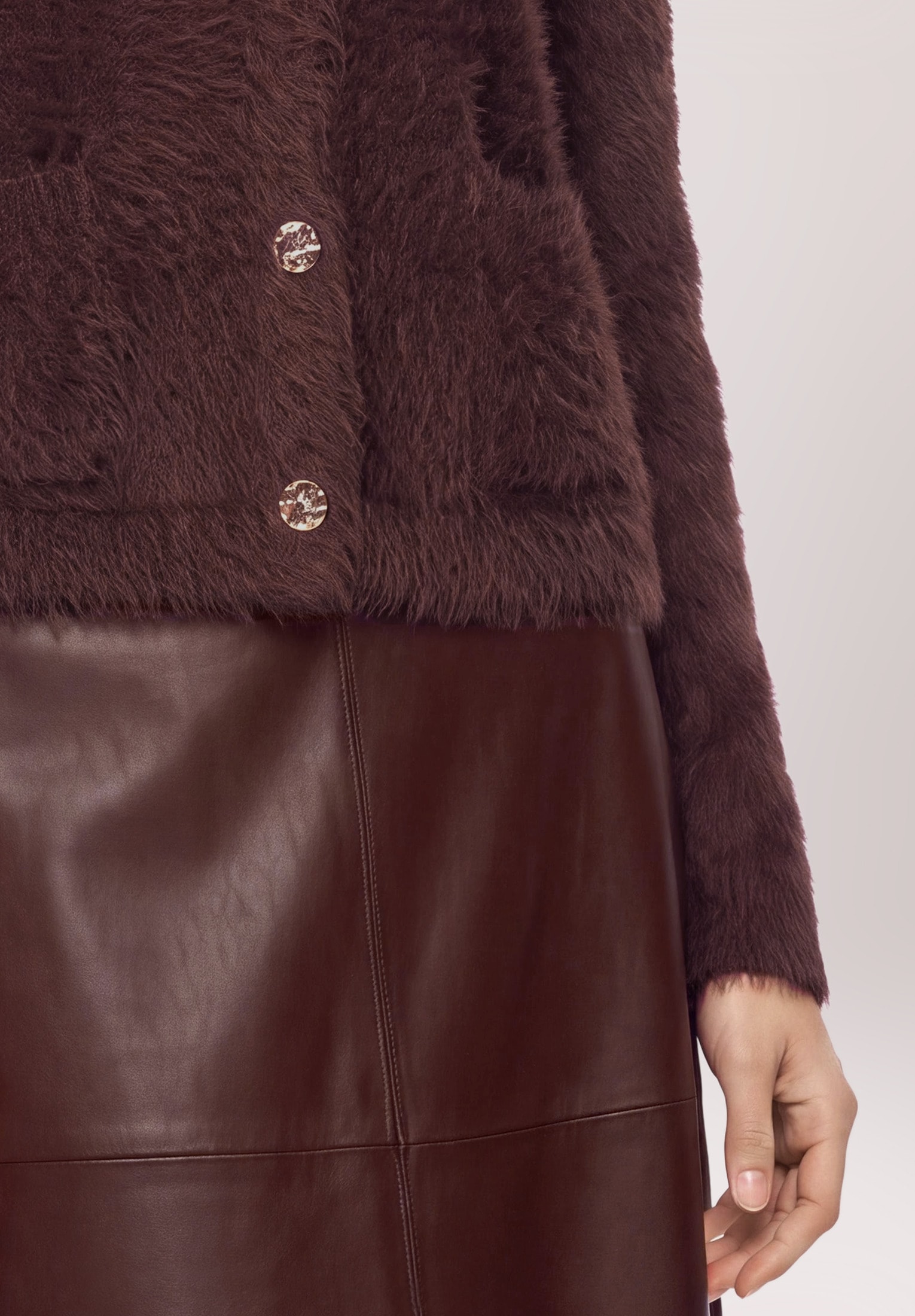 Vera Mont Strickjacke »Damen mit Rundhalsausschnitt« 1