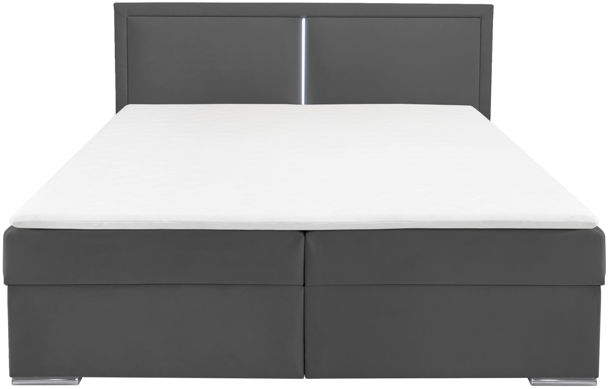 COLLECTION AB Boxbett »Athena«, Inkl. LED-Beleuchtung, Topper und Stauraum