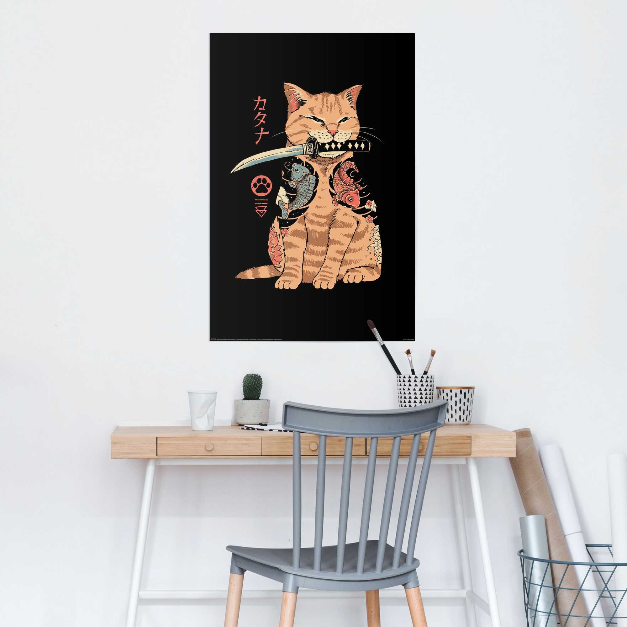 Reinders Poster "Vincent Trinidad - catana", Hobbyraum - Schwarz - 150 gr. günstig online kaufen