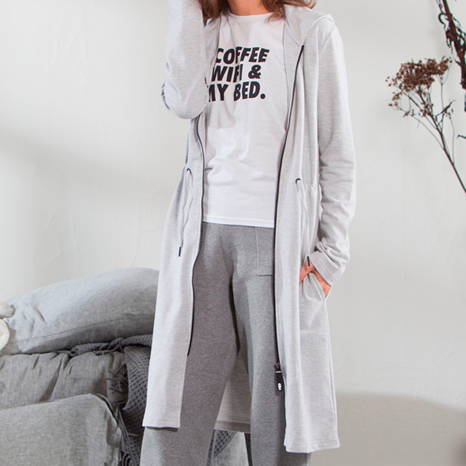 Seahorse Damenbademantel "Taylor" 1 Stk. tlg., Lounge-Bademantel mit Bindeb günstig online kaufen