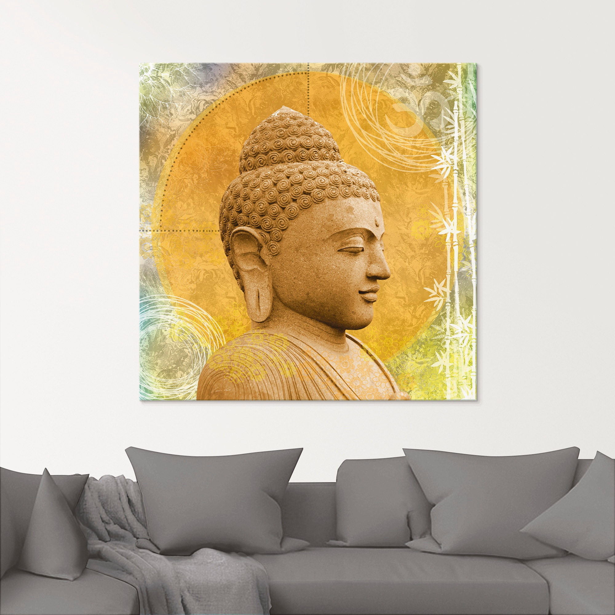 Artland Glasbild "Buddha II" Spa 1 Stk. tlg. in verschiedenen Größen günstig online kaufen
