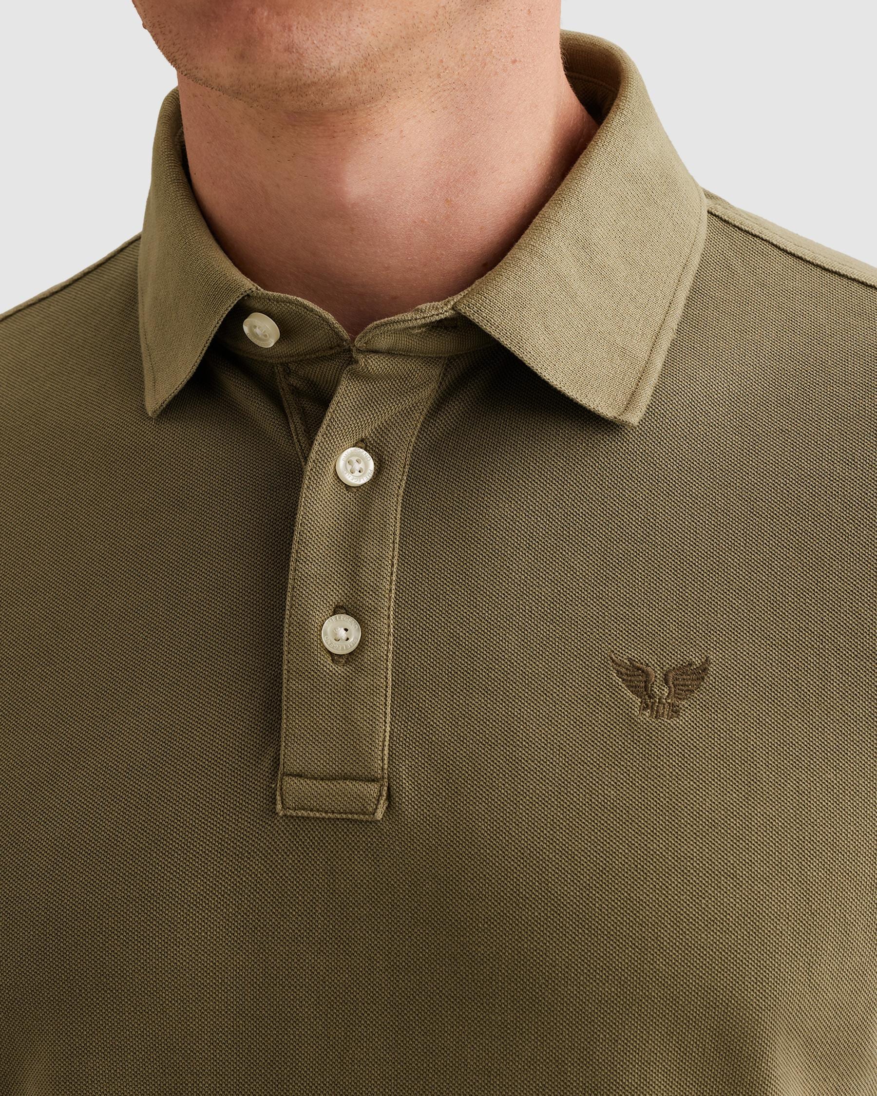 PME LEGEND Poloshirt »Short sleeve polo pique garment dyed« Piqué aus trageangenehmer Baumwolle
