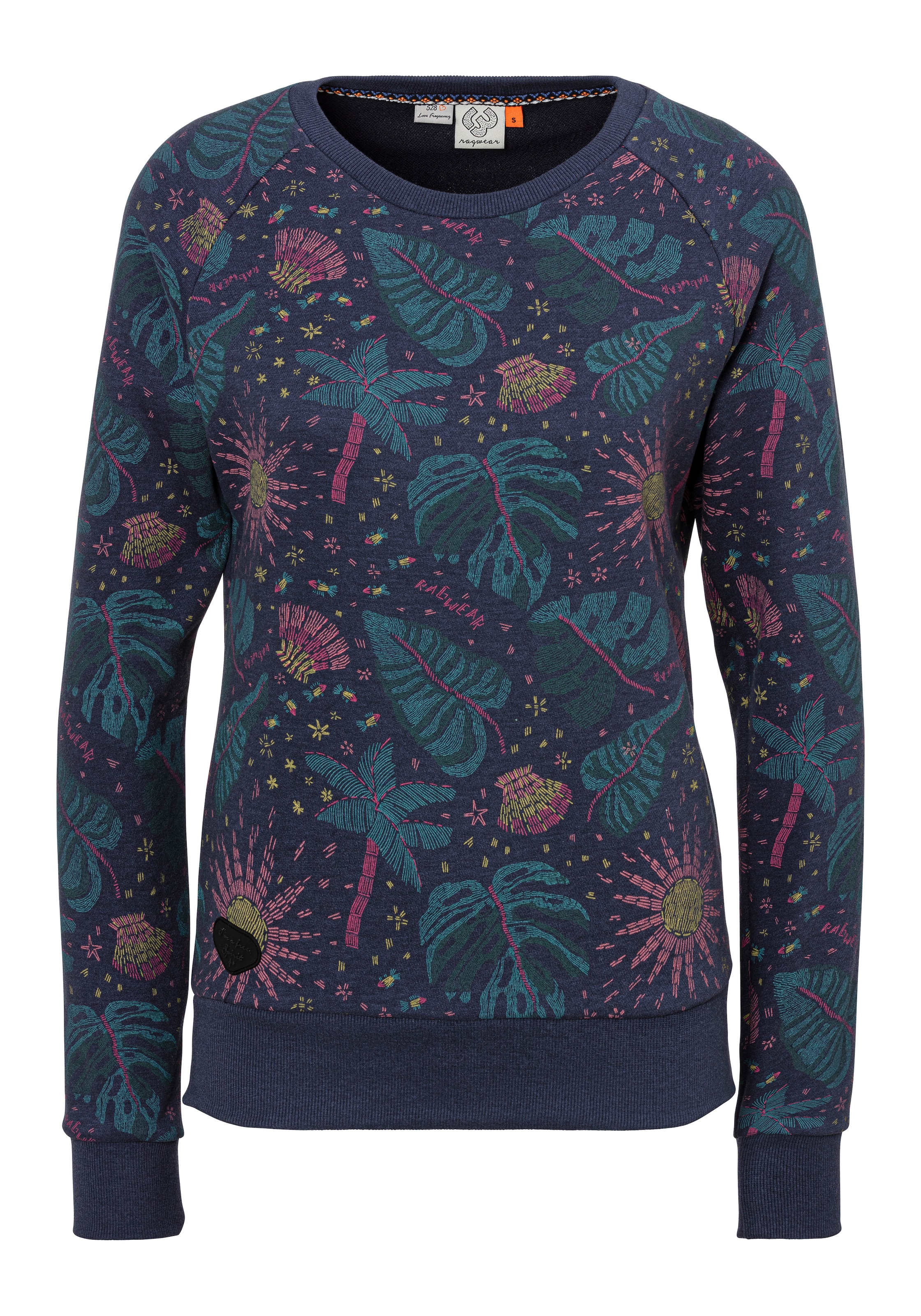 Sweatshirt »JOHANKA PRINT«, mit sommerlichem Alloverdruck
