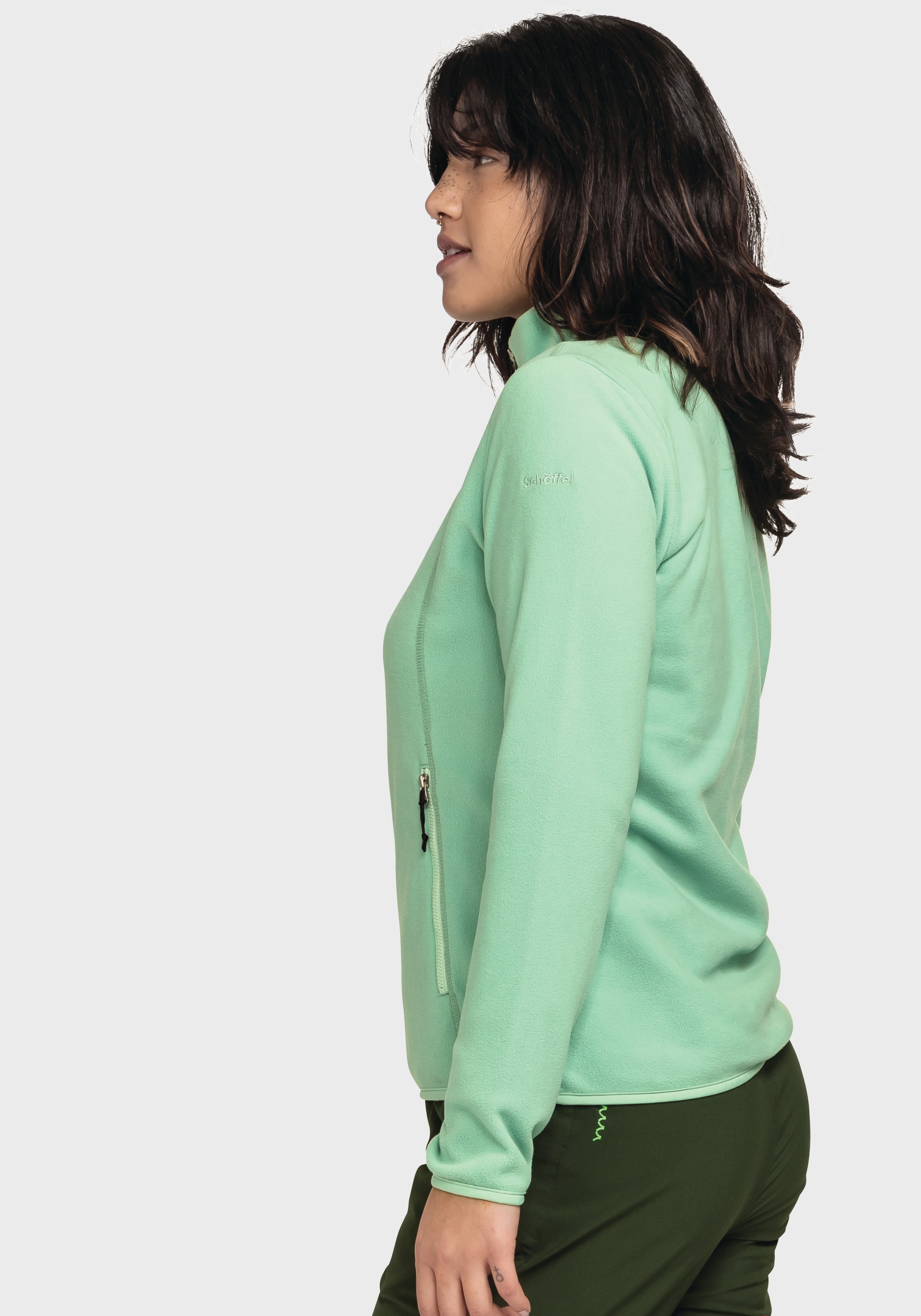 Schöffel Fleecejacke »Hiking Fleece Jk Style Ash WMS«, ohne Kapuze