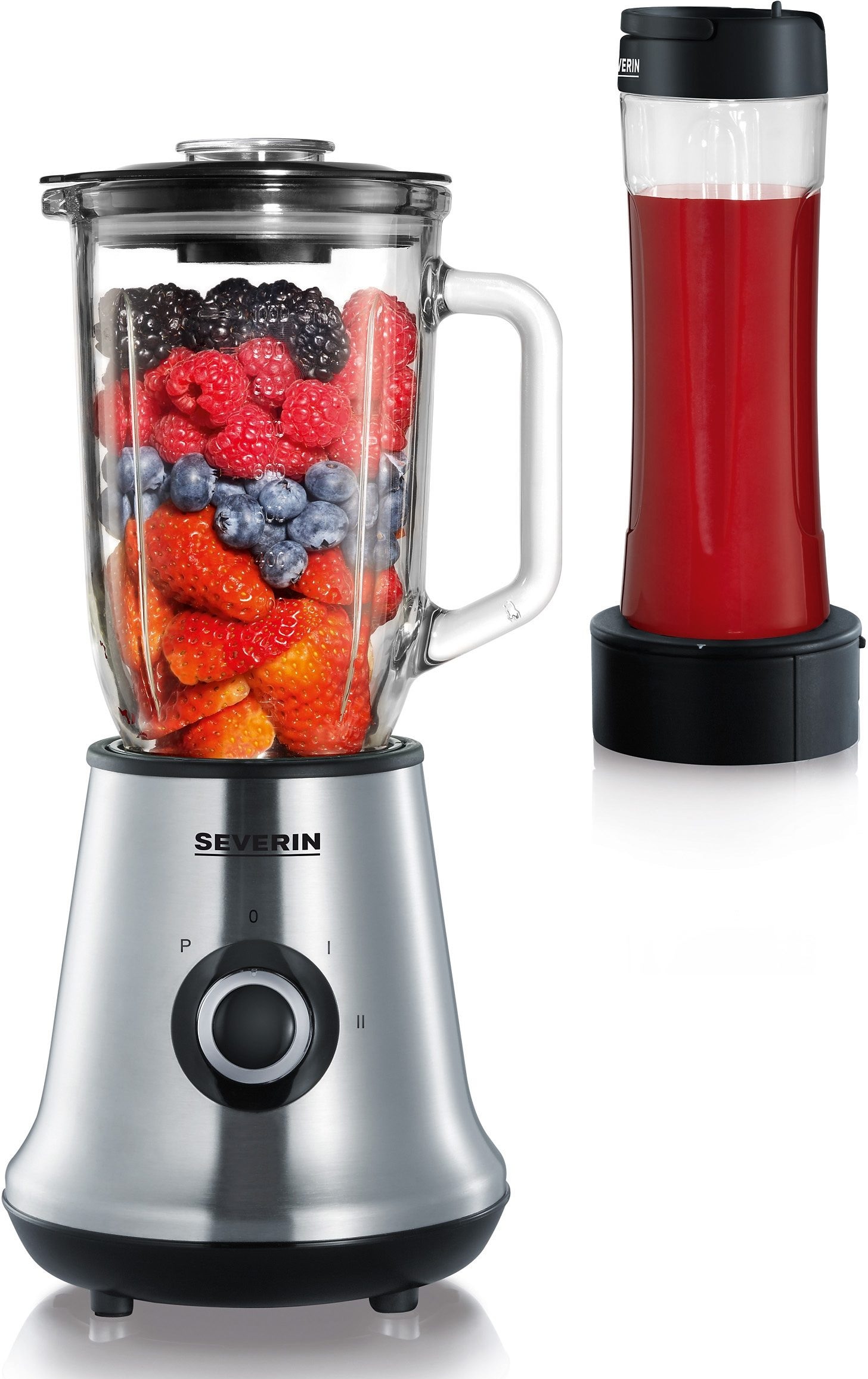 Standmixer »Mix & Go SM 3737«, 500 W, 1 Liter, inkl. Smoothie-Maker und abnehmbaren...