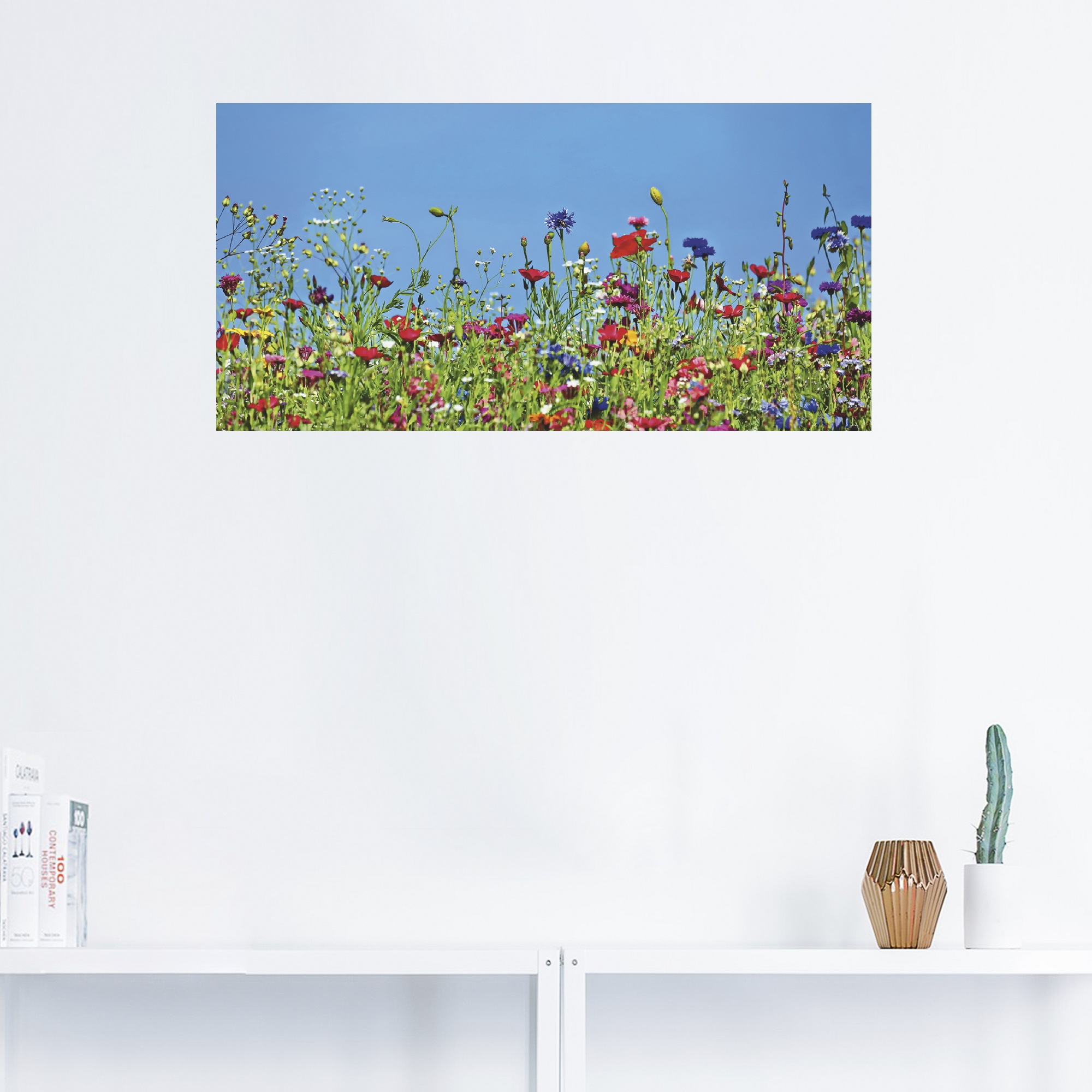 Artland Wandbild "Blumenwiese II", Blumenwiese, (1 St.), als Leinwandbild, günstig online kaufen