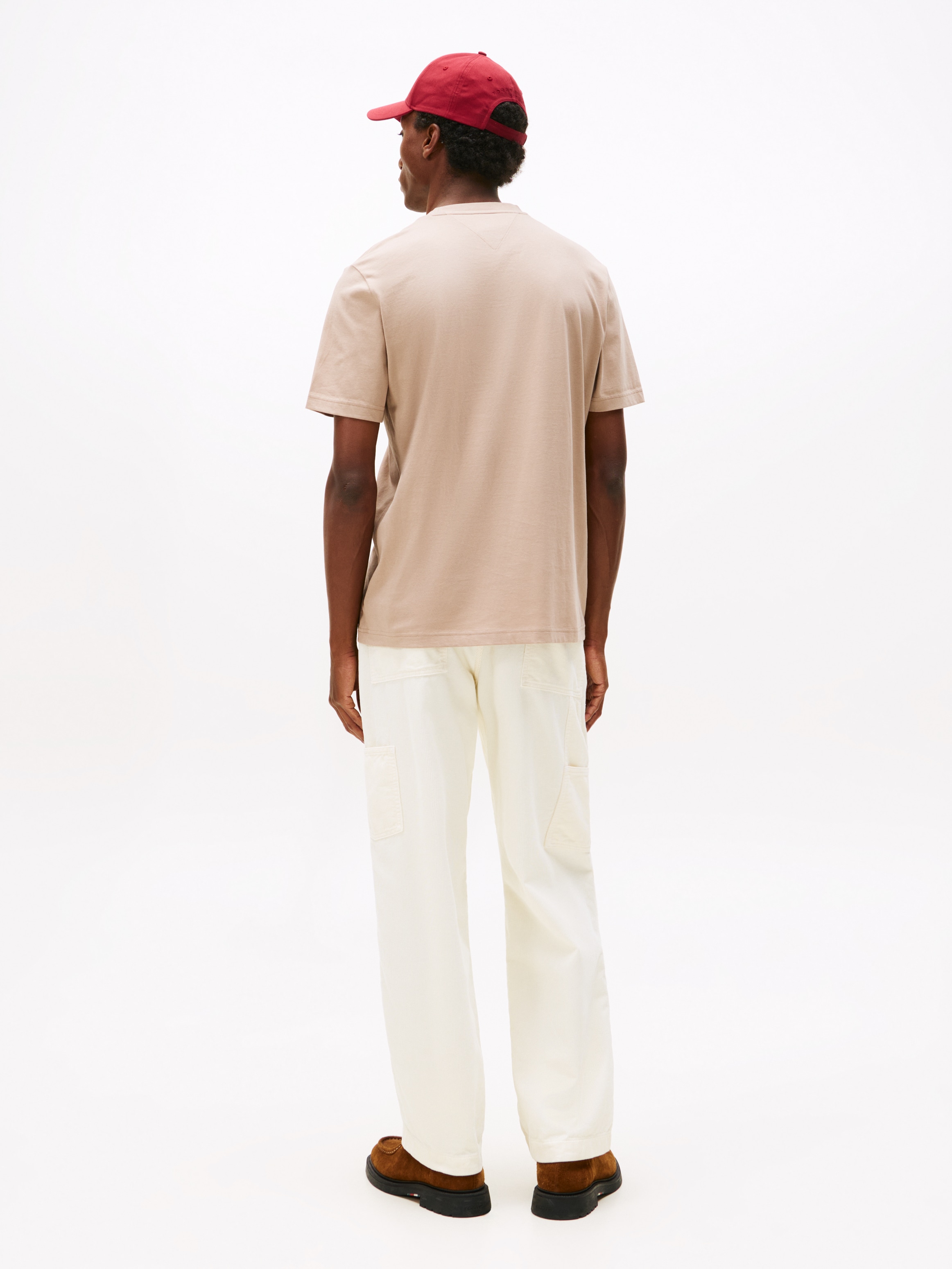 Tommy Hilfiger T-Shirt »LINEAR FLAG GRAPHIC«, Rundhals, regular fit, Jersey