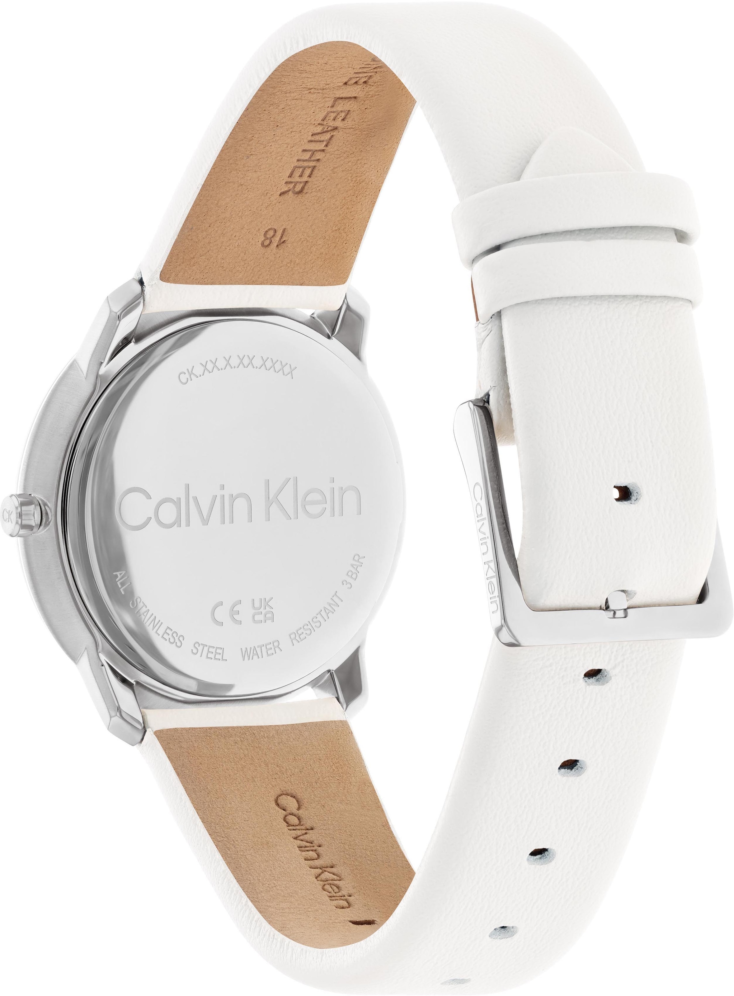 Calvin Klein Quarzuhr »ICONIC 35 mm, 25200161«, Armbanduhr, Damenuhr, Mineralglas