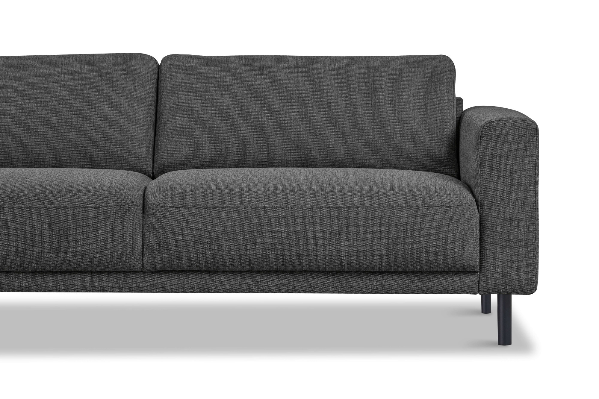 Home affaire Ecksofa »Sveeva, L-Form, B.288 cm, schwarze Metallfüße« langlebiger Webstoff, mit Wellenunterfederung, viele Farben