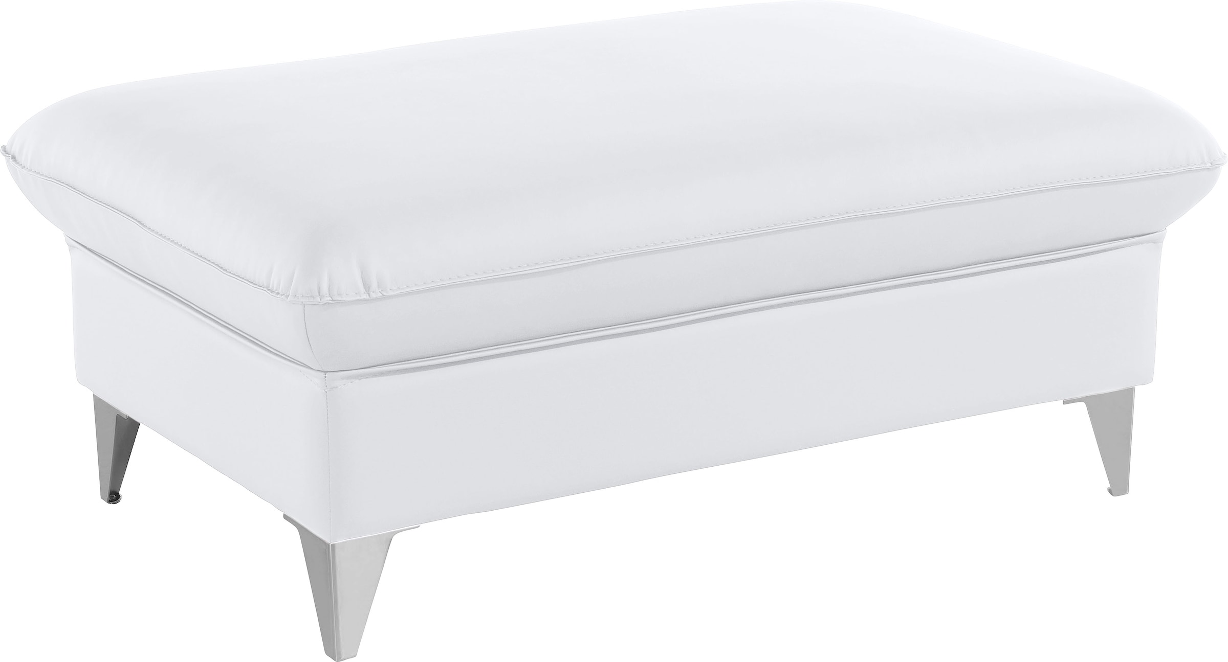 COTTA Polstergarnitur »Caluso L-Form«, (2 tlg.), Set bestehend aus: Ecksofa mit Kopfteilverstellung & Hocker