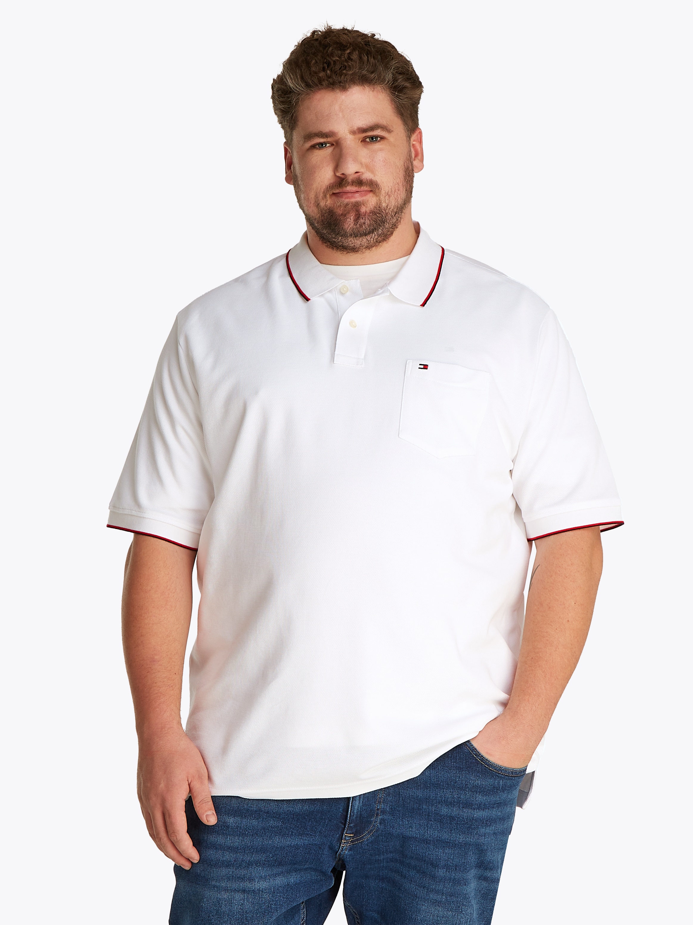 Tommy Hilfiger Big & Tall "BT-POCKET CLASSIC FIT POLO-B" Große Größen günstig online kaufen