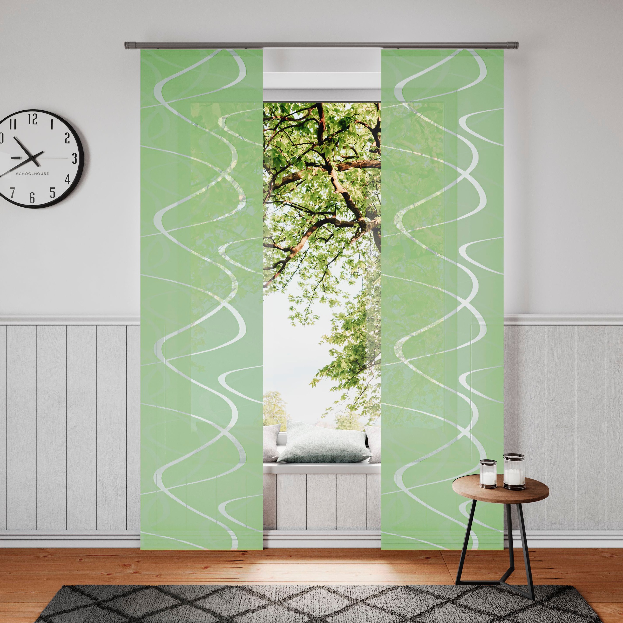 Neutex for you Schiebegardine "Pelotas" Klettband 1 Stk. tlg. inkl. Befesti günstig online kaufen