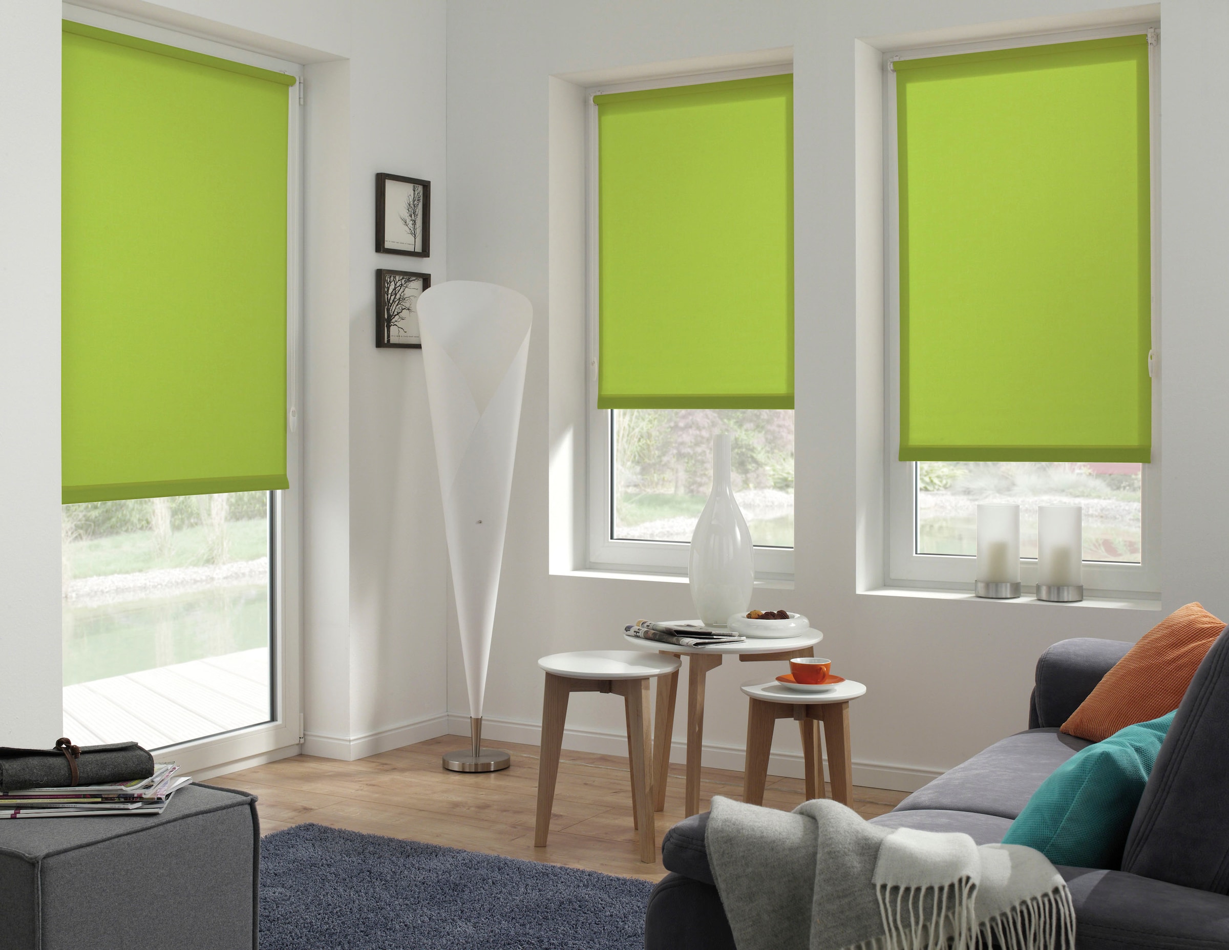 GARDINIA Seitenzugrollo »EASYFIX Rollo Uni«, Lichtschutz, ohne Bohren, Schraubmontage möglich