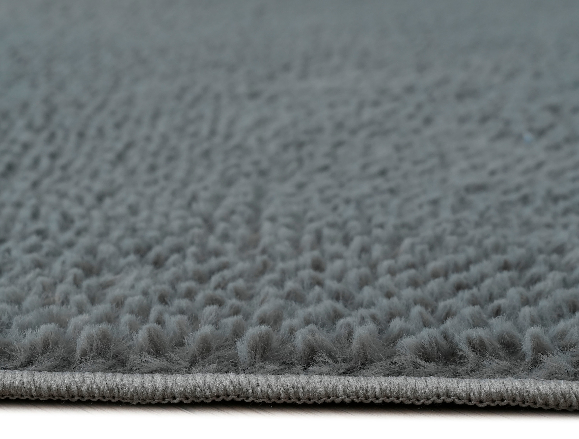 my home Fellteppich »Valeria Rabbit mit Hoch-Tief Effekt, waschbar, Kunstfellteppich« rechteckig 12 mm Höhe Kaninchenfell-Haptik, Uni, weich & kuschelig, Wohnzimmer, Schlafzimmer