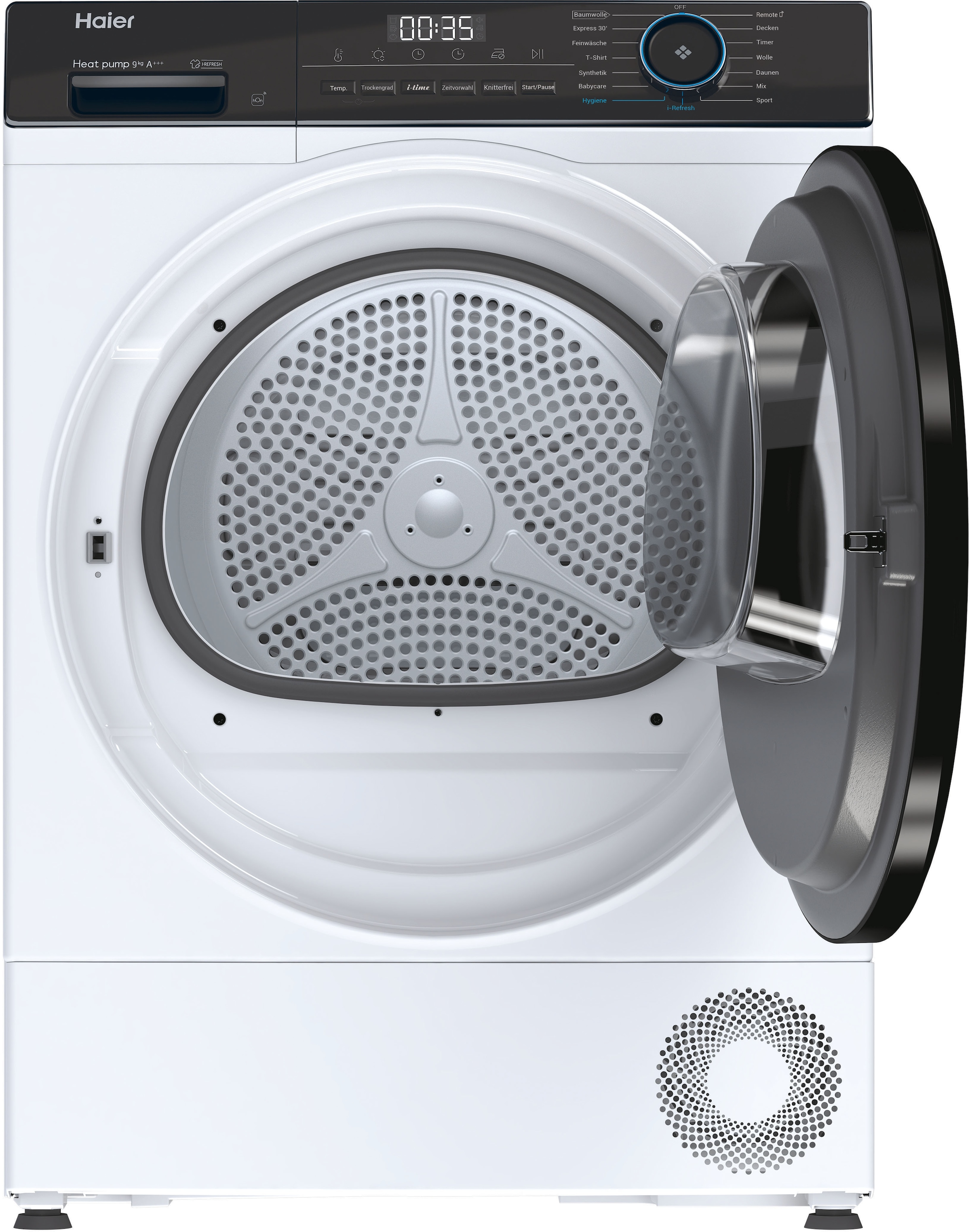 Haier Wärmepumpentrockner »HD91-A3939E«, 9 kg, 9 kg, A+++, Extra Hygiene-Funktion, i-Refresh-Dampfprogramm