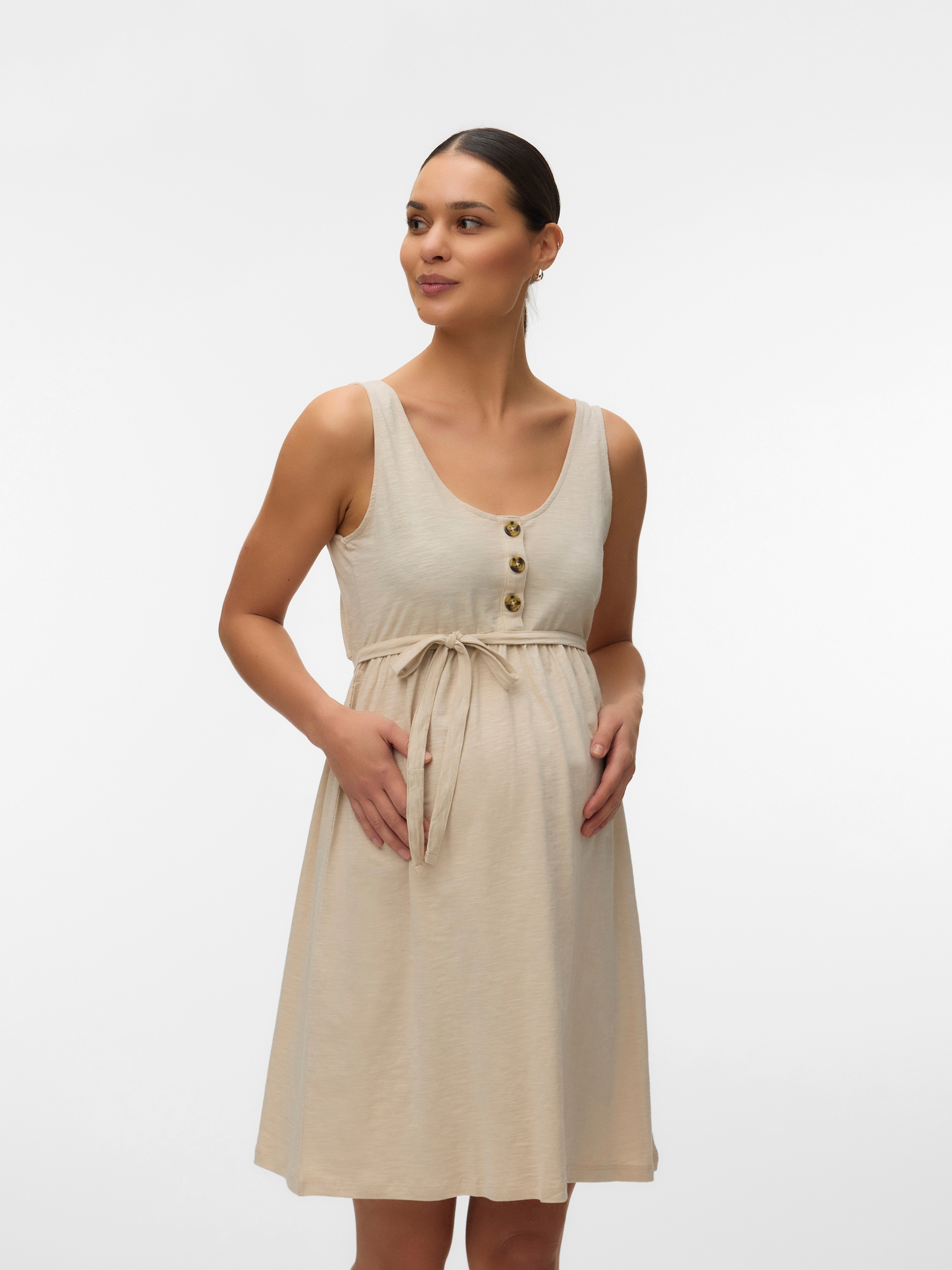 Mamalicious Umstandskleid "MLEVI LIA SL JRS ABK DRESS 2F NOOS" günstig online kaufen