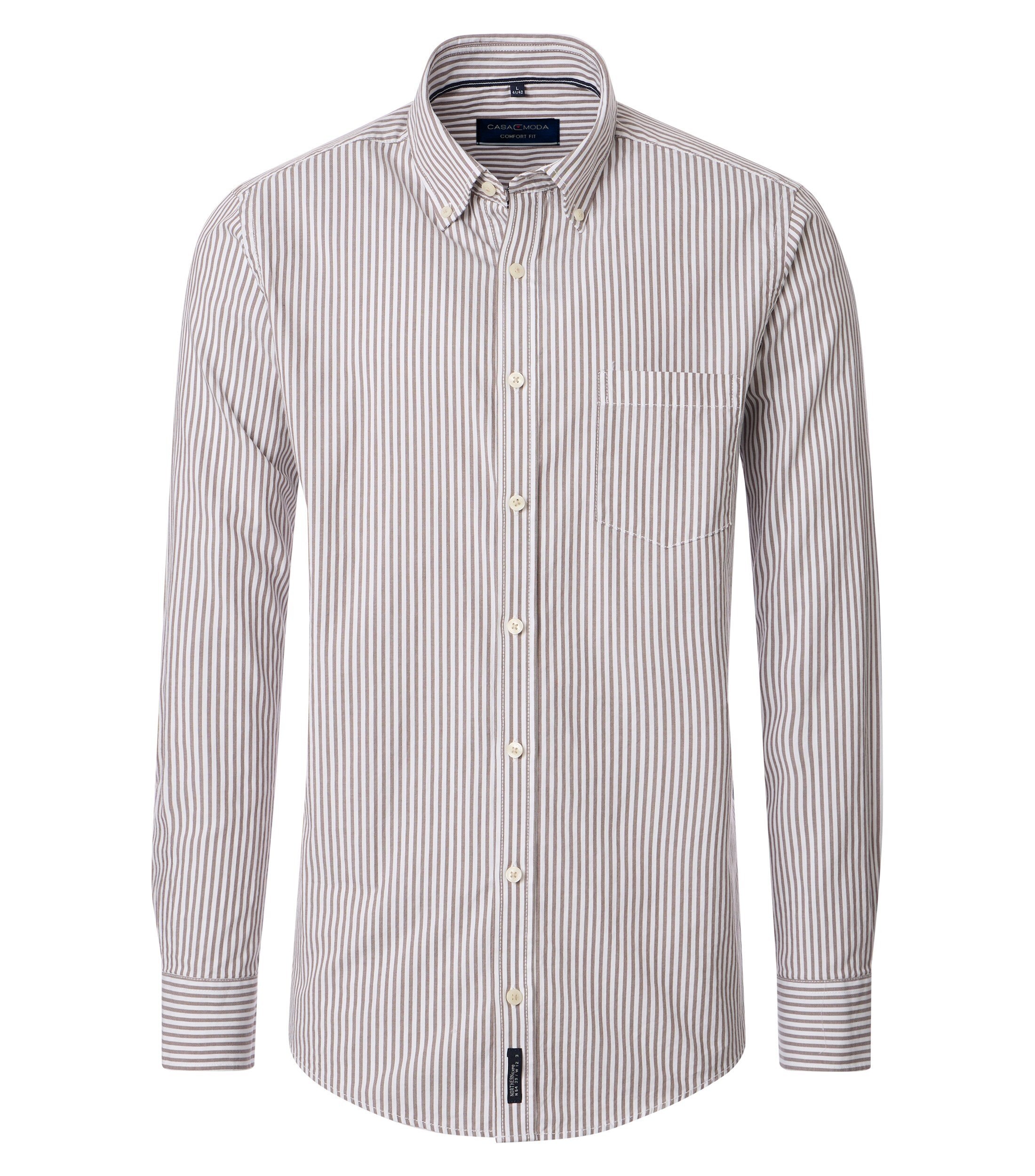 CASAMODA Langarmhemd »CASAMODA Freizeithemd gestreift«