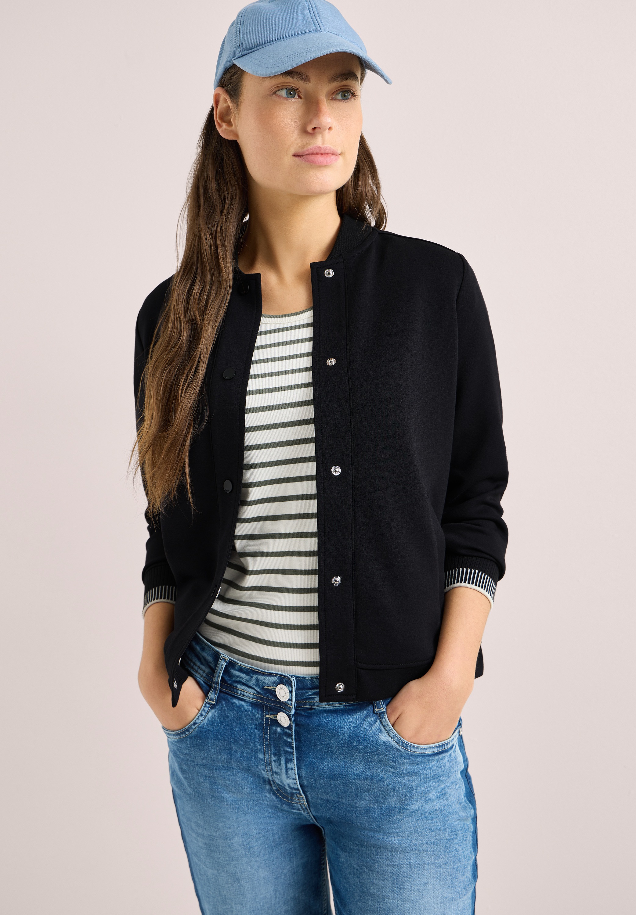 Cecil Kurzjacke ohne Kapuze mit Stehkragen günstig online kaufen