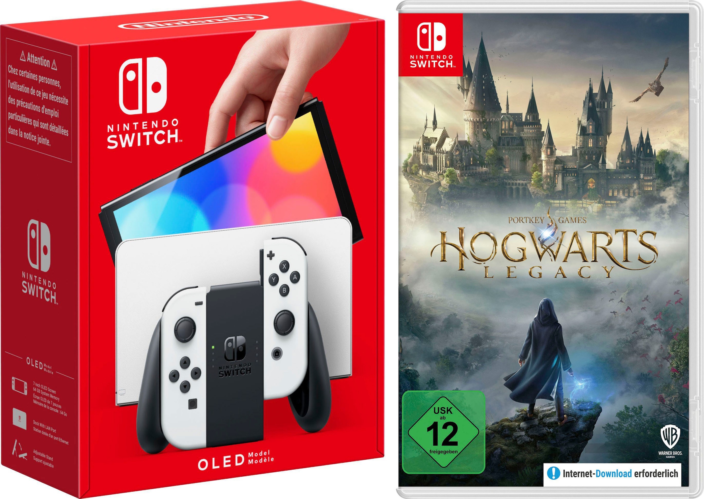 Nintendo Switch Konsolen-Set »NSW OLED + Hogwarts Legacy«