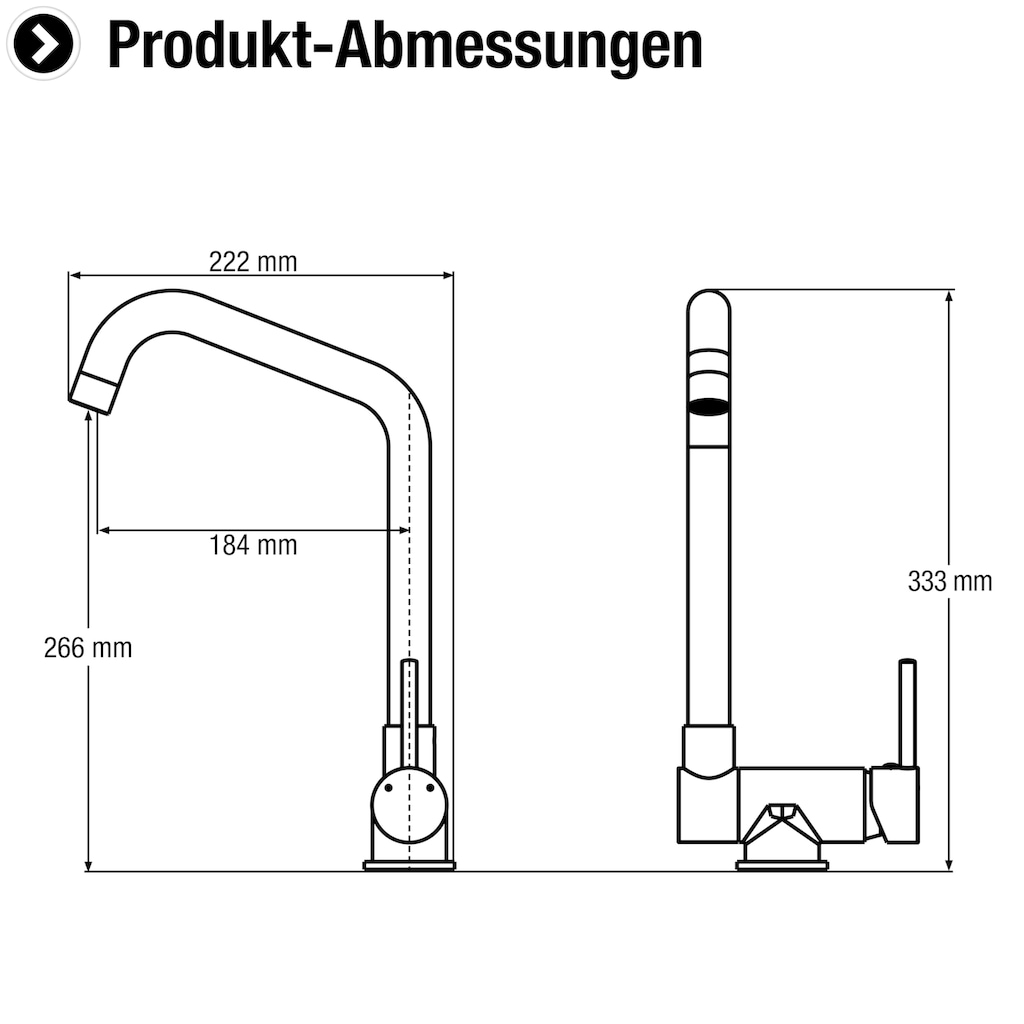 CORNAT Spültischarmatur »Arade«