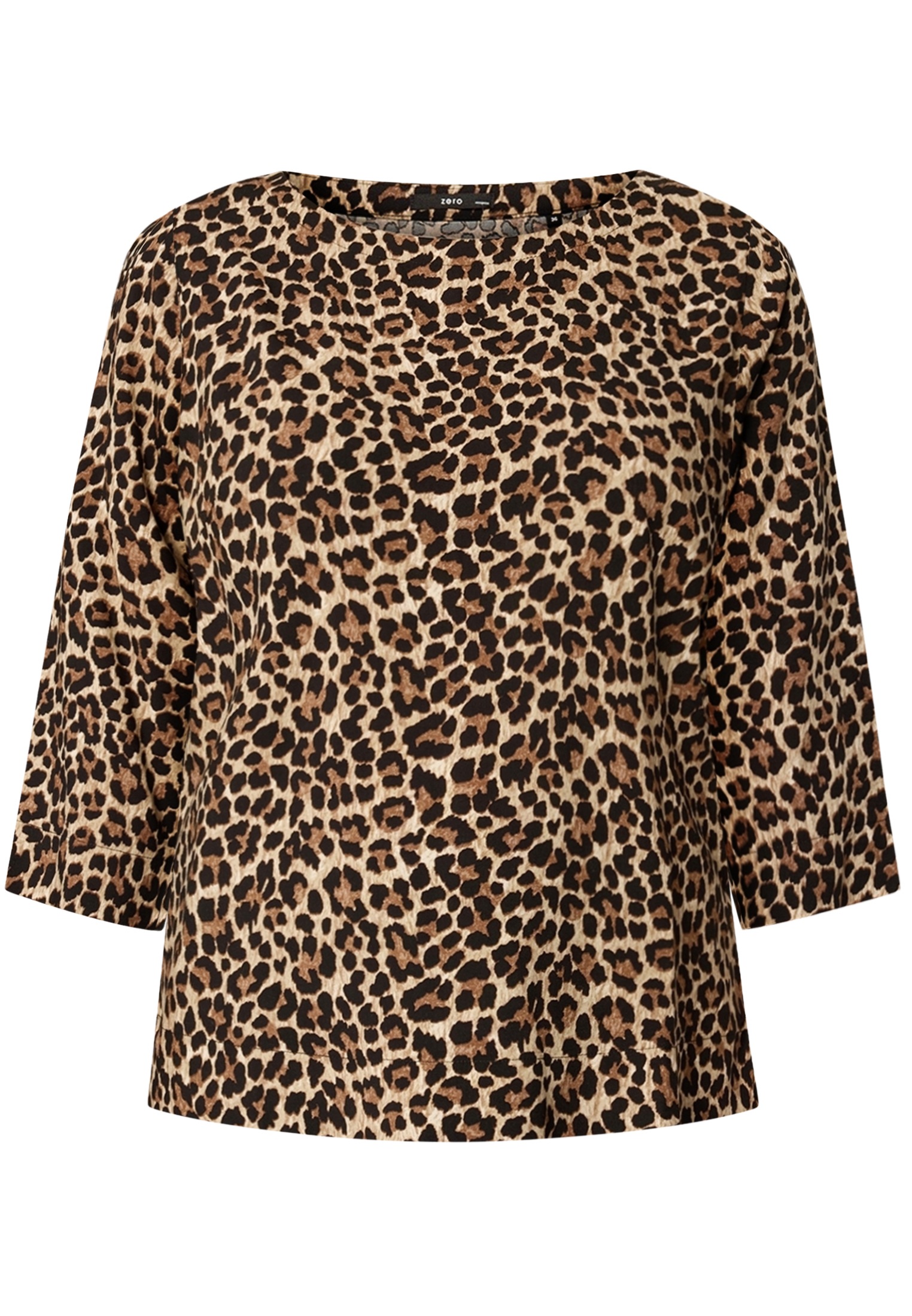 Zero Hemdbluse »Damen mit Rundhalsausschnitt«