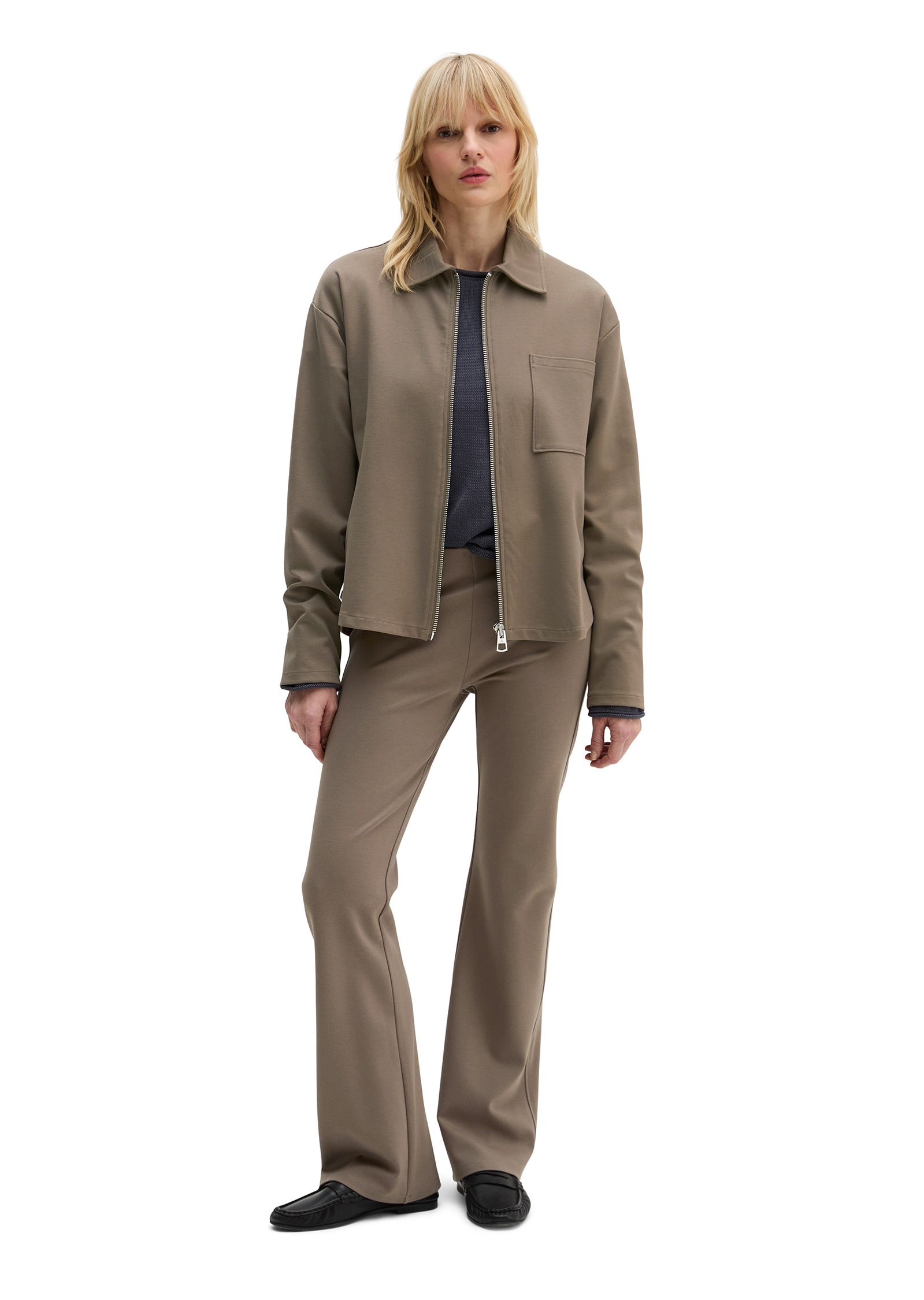 Marc O'Polo Sweatjacke »aus Punto di Roma-Jersey«