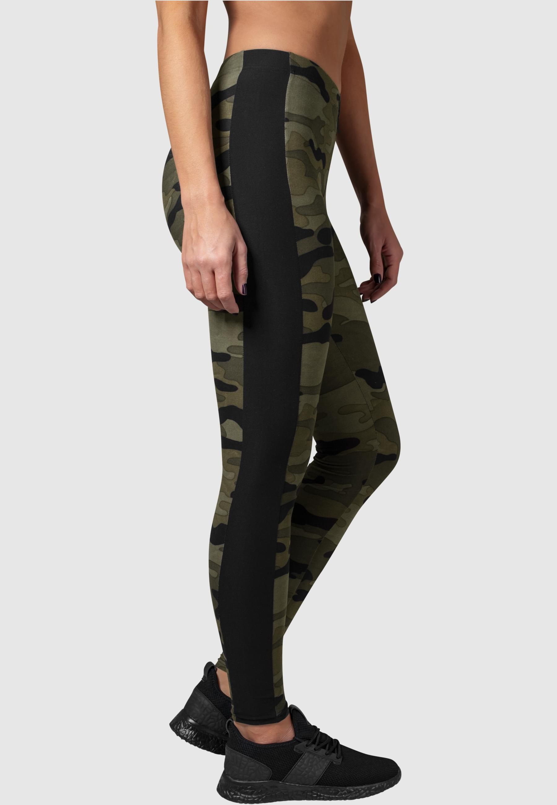 URBAN CLASSICS Leggings »Urban Classics Damen Ladies Camo Stripe Leggings«, (1 tlg.)