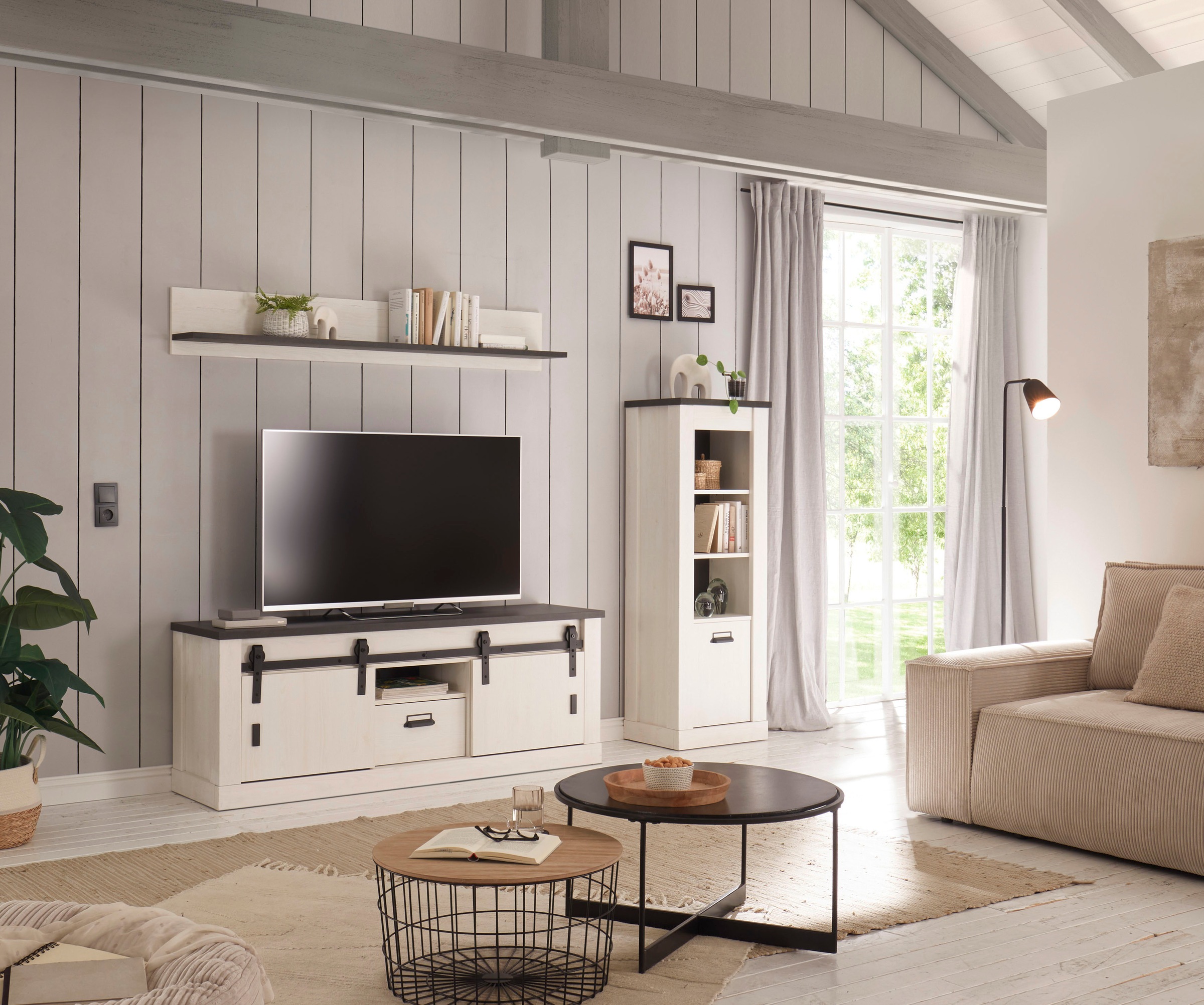 Home affaire Wohnwand "SHERWOOD" 3 Stk. tlg. günstig online kaufen