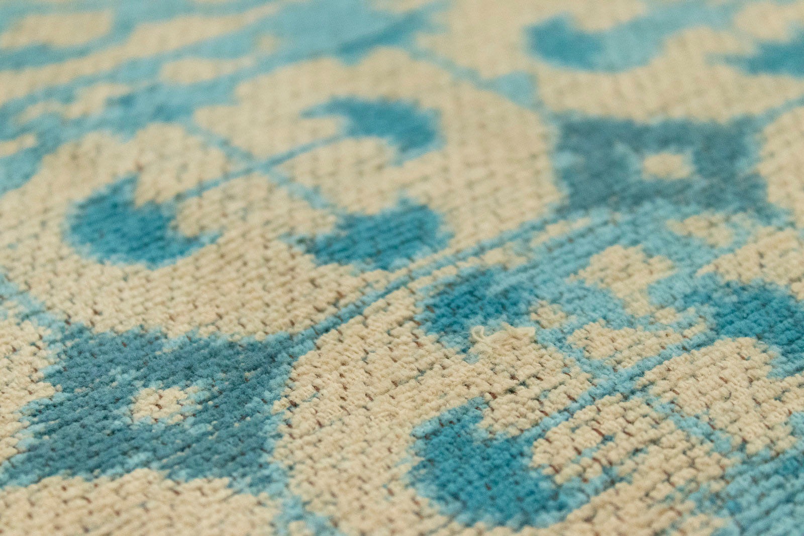 morgenland Teppich »VINTAGE LAGUNE«, rechteckig, 6 mm Höhe, Handarbeit, Shabby Chic, Wohnzimmer