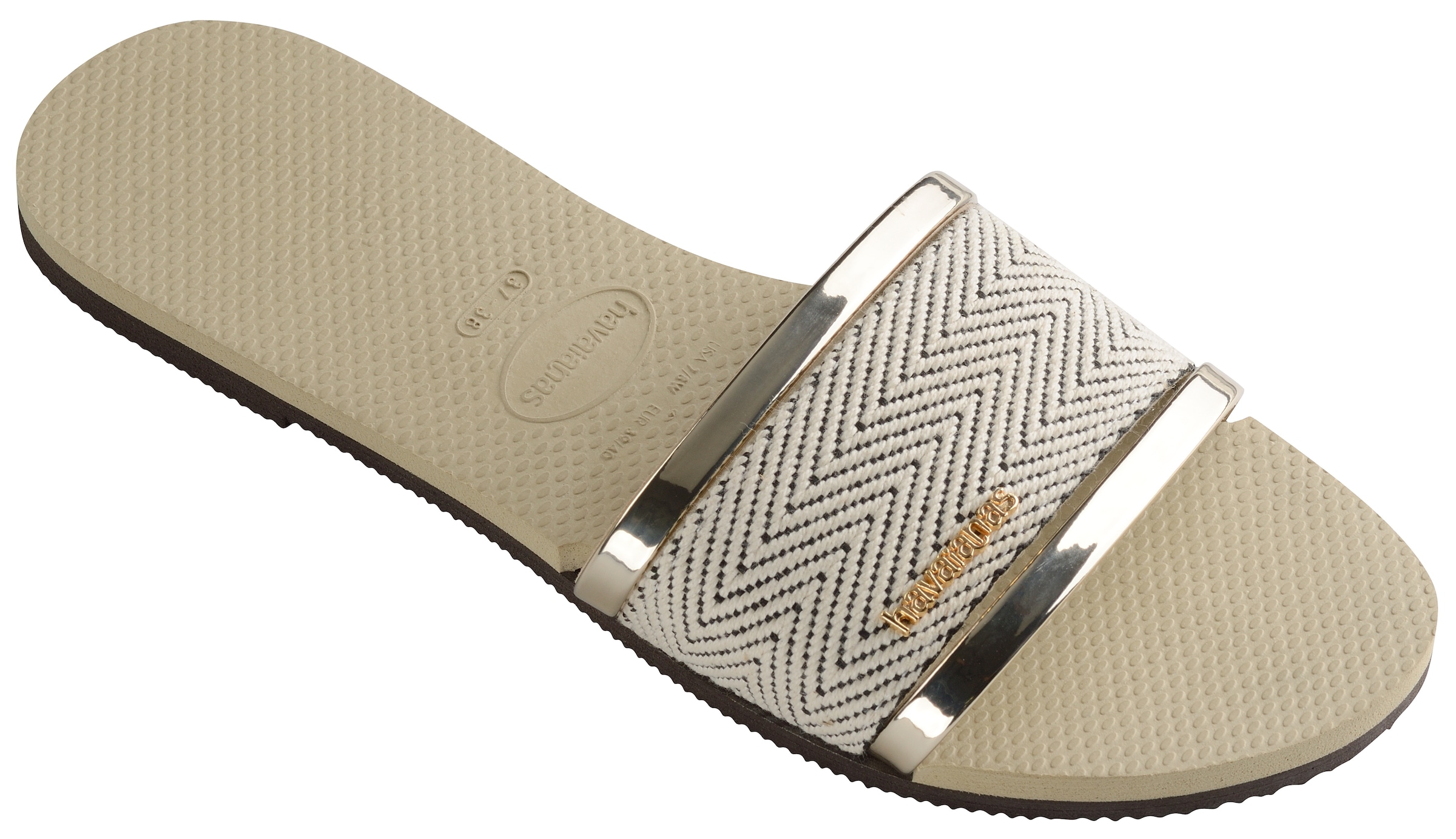 Havaianas Pantolette »YOU TRANSOCO PREMIUM«, Sommerschuh, Schlappen mit glänzenden Details